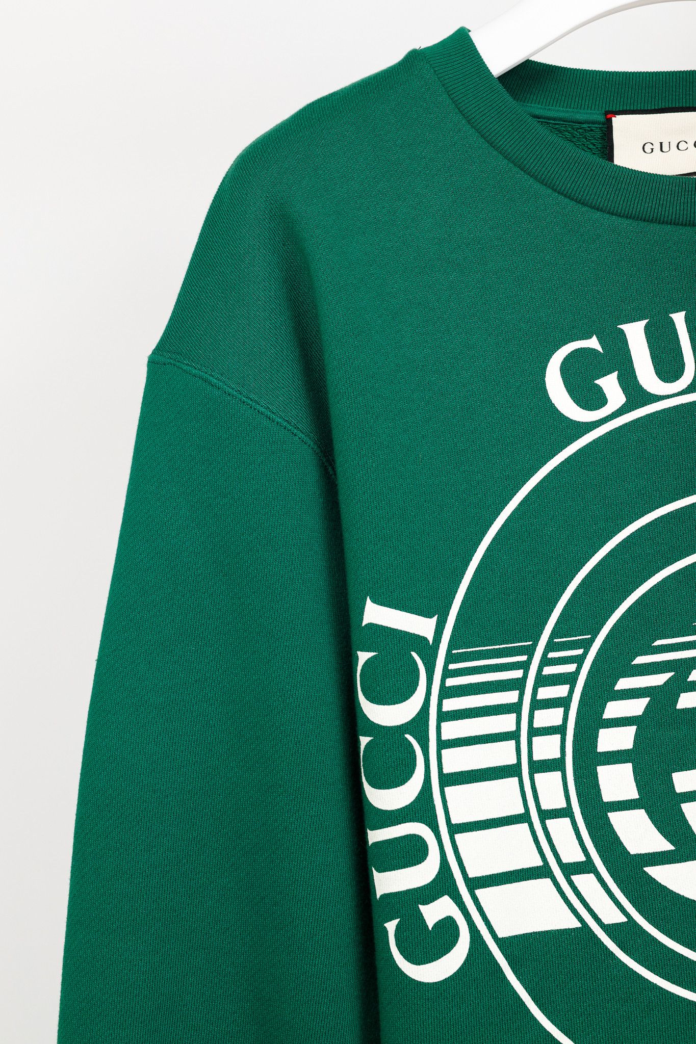 Gucci Gucci Forest Cotton Interlocking G Logo Sweatshirt Size XXS / US 00 / IT 34 - 5 Thumbnail