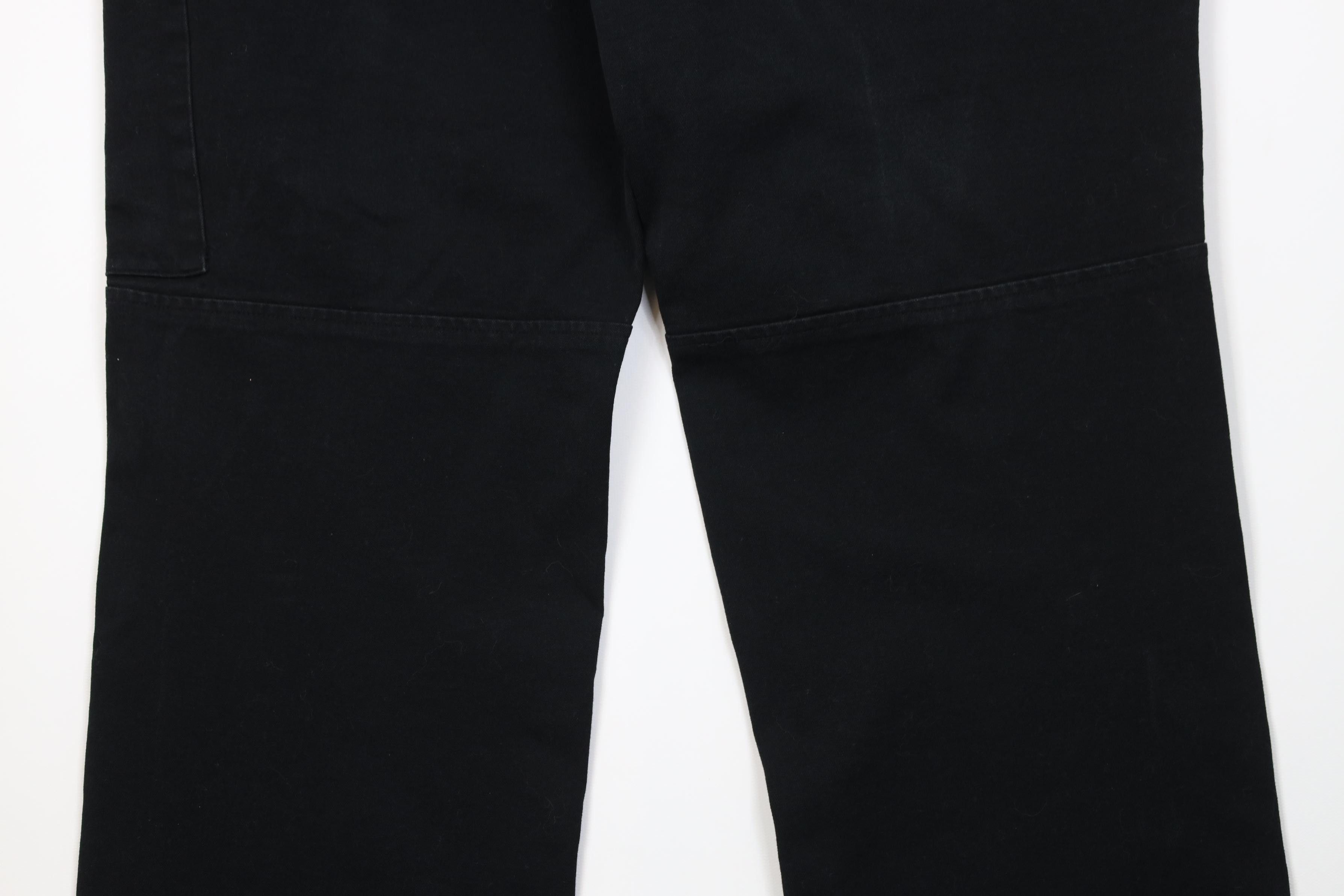 Polo Ralph Lauren Vintage 90s Ralph Lauren Flared Wide Leg Cargo Jeans Black Size 36" / US 14 / IT 50 - 12 Thumbnail