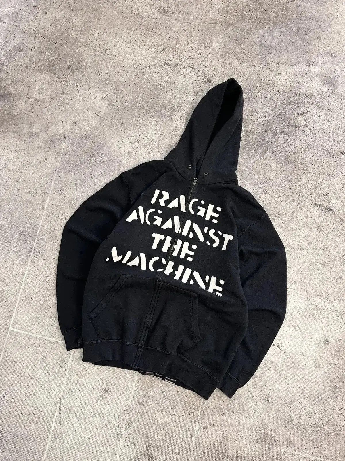 Rage Against The Machine × Vintage RARE Vintage Rage Against The Machine Hoodie Size US M / EU 48-50 / 2 - 8 Thumbnail