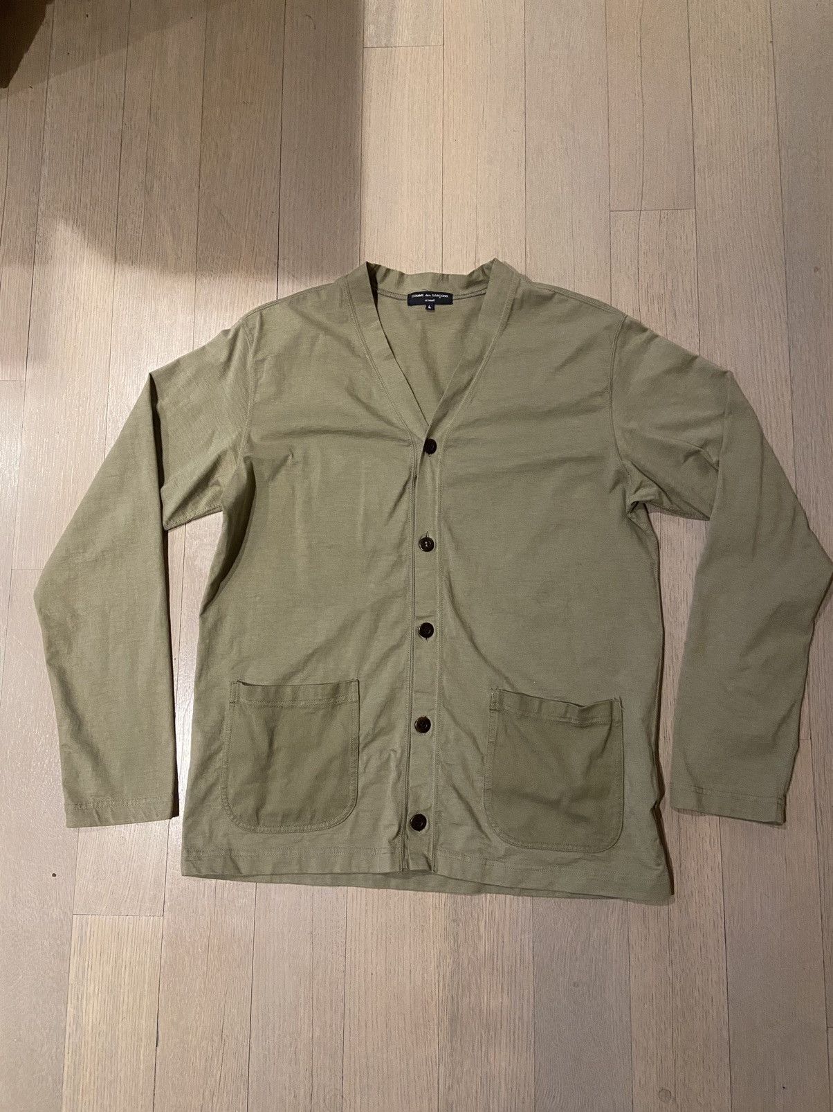 Comme des Garcons Homme Comme Des Garçons Homme Back logo cardigan Size US L / EU 52-54 / 3 - 5 Thumbnail