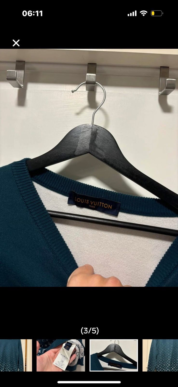 Louis Vuitton louis vuitton gradient monogram sweatshirt Size US L / EU 52-54 / 3 - 3 Thumbnail