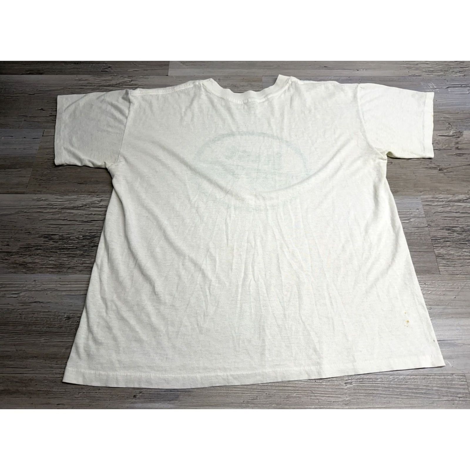 Vintage Vintage 80s Just Say No T-Shirt War On Drugs Nancy Reagan Paper Thin Size L Boxy Unisex Adults White Crew Neck Short Sleeve 80s Mens Womens Boys Girls Size US L / EU 52-54 / 3 - 2 Thumbnail
