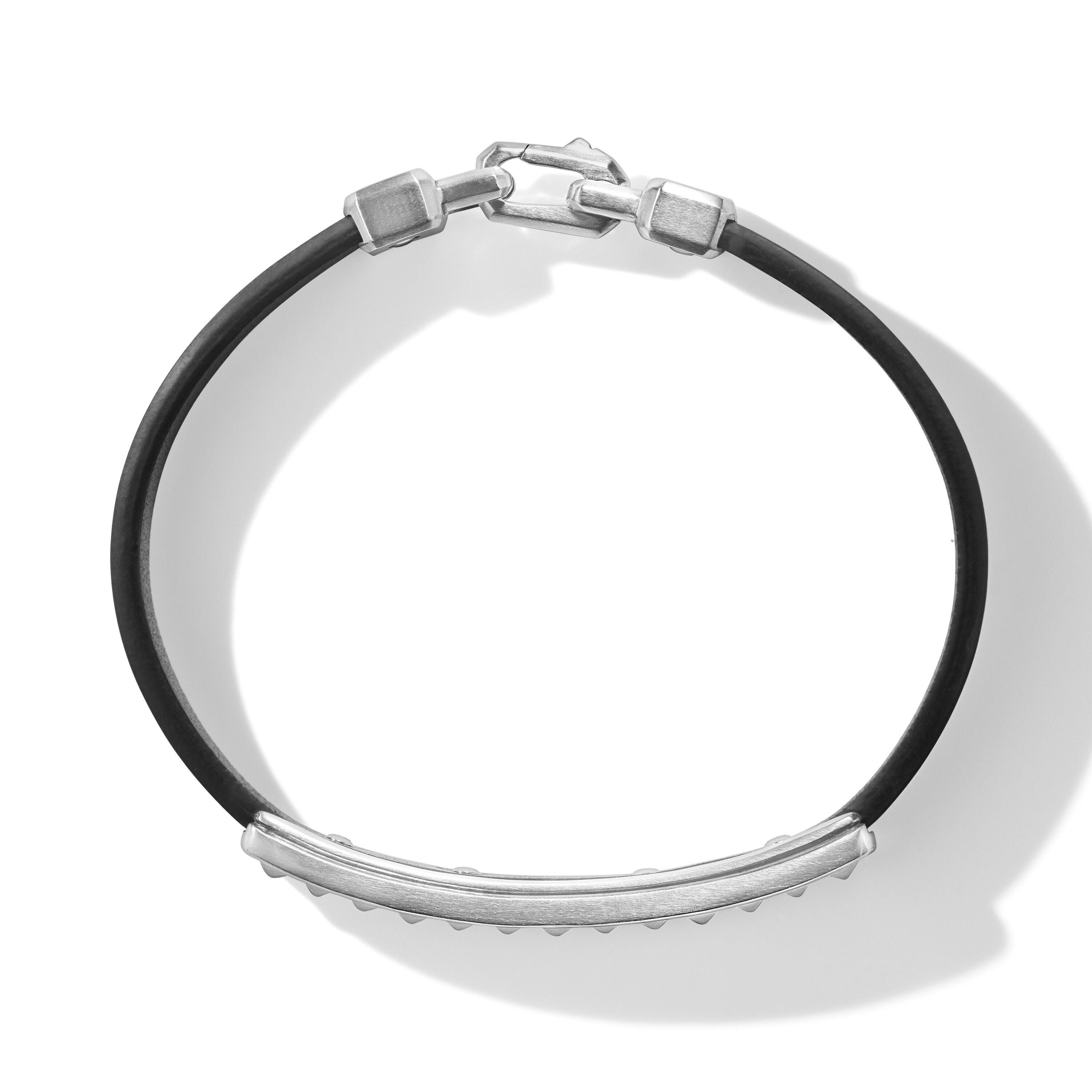David Yurman o1w1db10526 B25876M /Size 6/Pyramid Bracelet in Silver/Black Size ONE SIZE - 2 Thumbnail