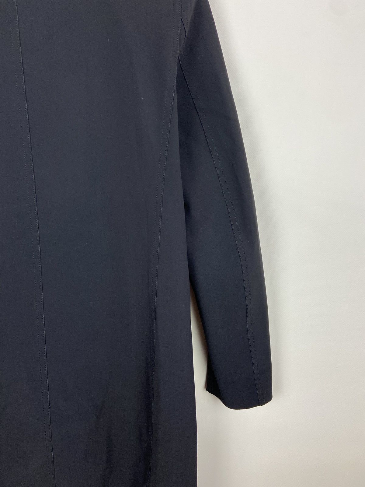 Herno RRP$700 Herno Stretch Overcoat Women's Blue Button Coat Size M / US 6-8 / IT 42-44 - 14 Thumbnail