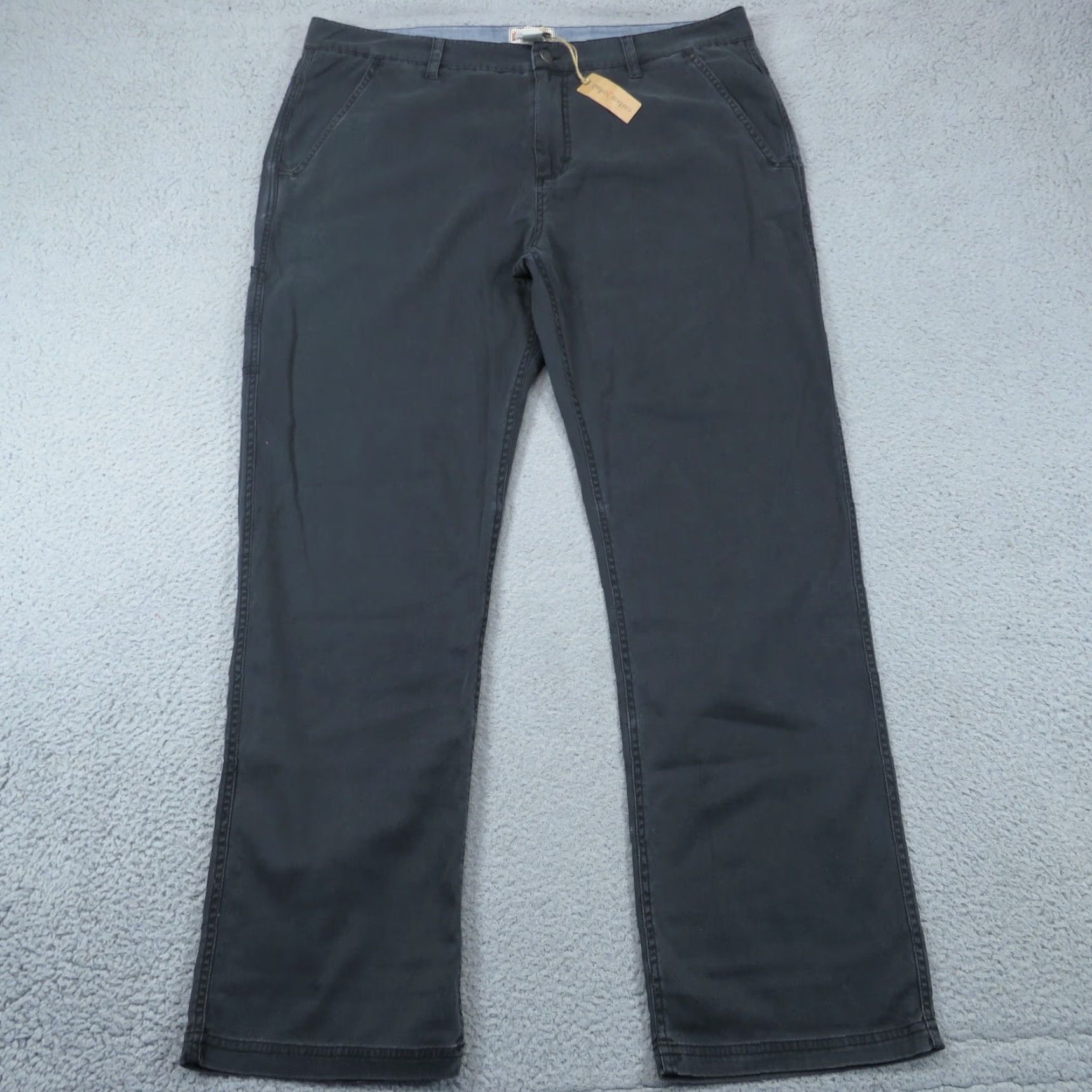 Carbon2Cobalt Carbon 2 Cobalt Pants Mens 40x34 Charcoal Grey 5 Pocket Carpenter Workwear Flex Size US 40 / EU 56 - 2 Thumbnail
