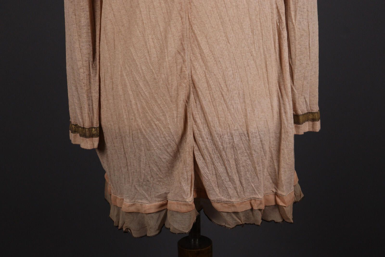 Elisa Cavaletti Club Sono Italiano Linen Cardugan Size L