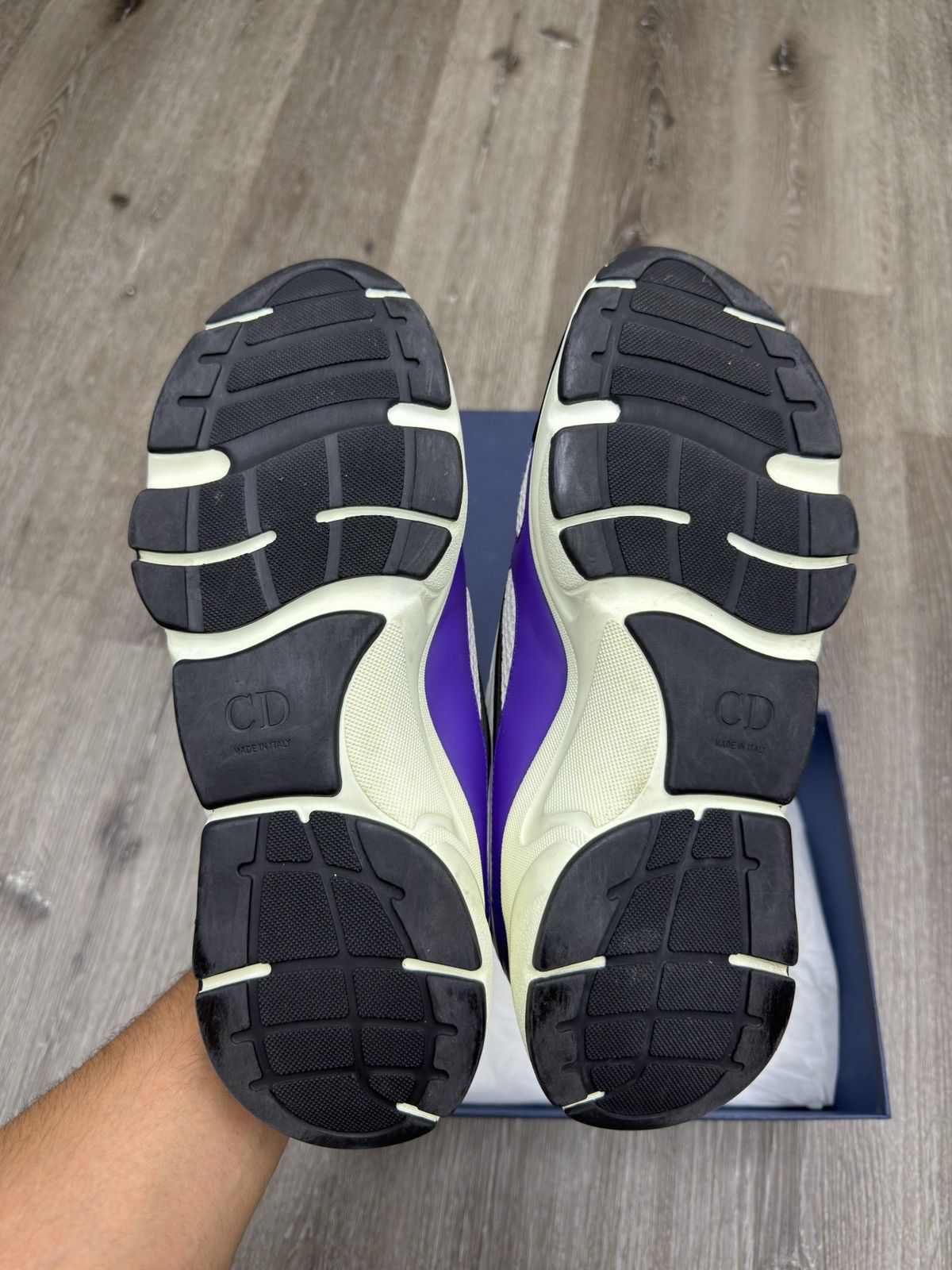 Dior Dior B22 Violet White Size US 11 / EU 44 - 15 Thumbnail