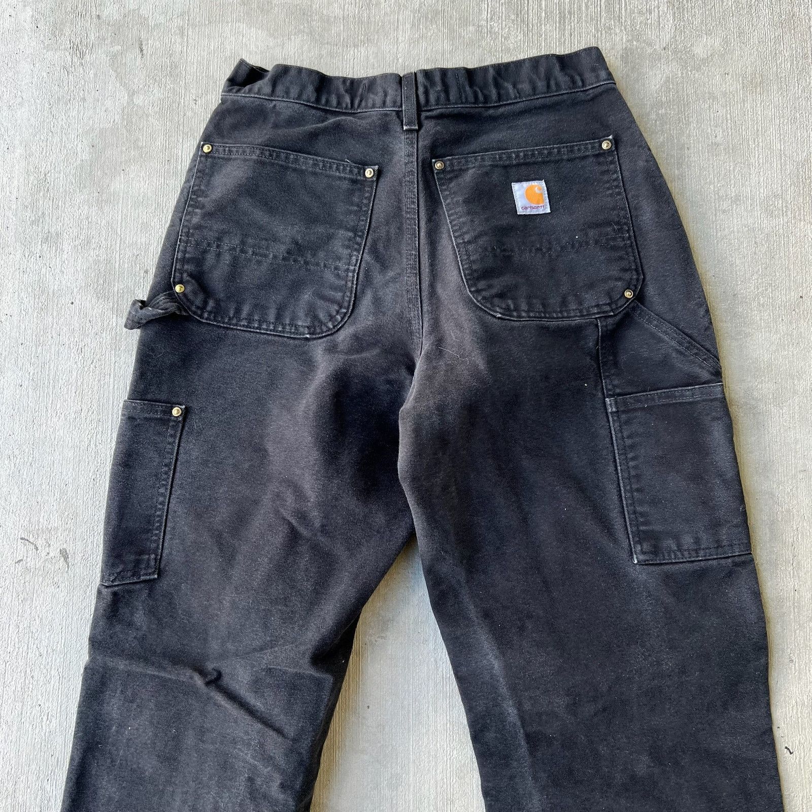Carhartt × Vintage Carhartt black double knee work wear carpenter pants Size US 29 - 5 Thumbnail
