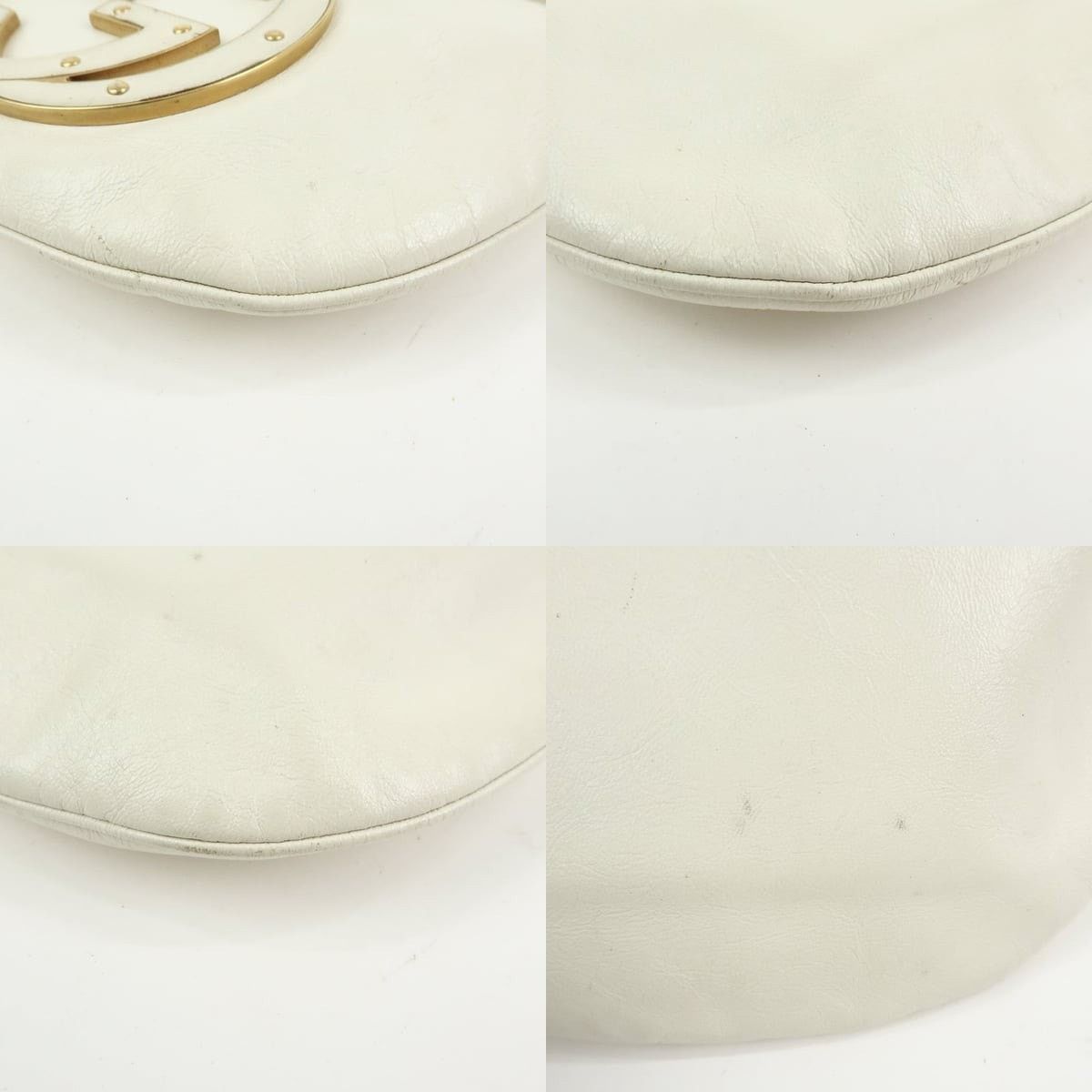 Gucci Gucci Interlocking G Leather Shoulder Bag Cream Size ONE SIZE - 5 Thumbnail