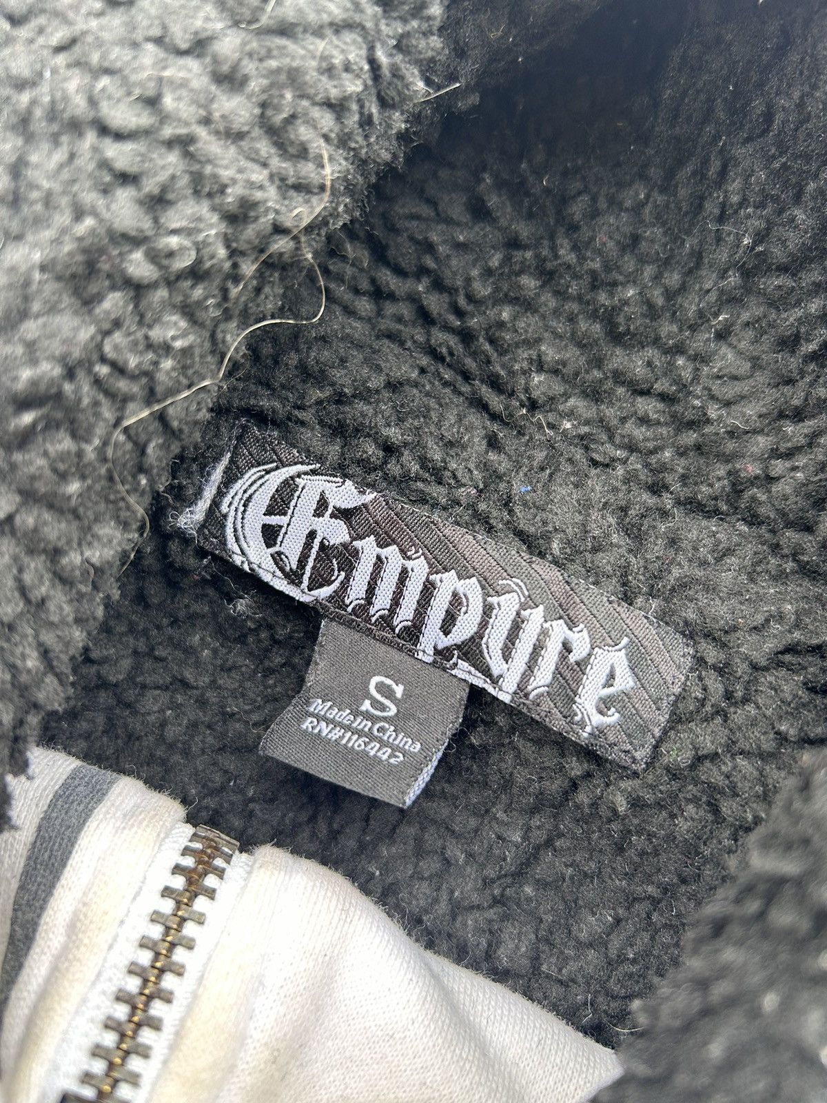 Empyre × Japanese Brand Empyre faux zipper hoodie plaid Ifsixwasnine LGB Size US L / EU 52-54 / 3 - 7 Thumbnail