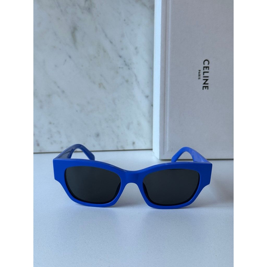 Celine NEW Celine CL40197U Cat Eye Blue Logo Sunglasses Size ONE SIZE - 8 Thumbnail