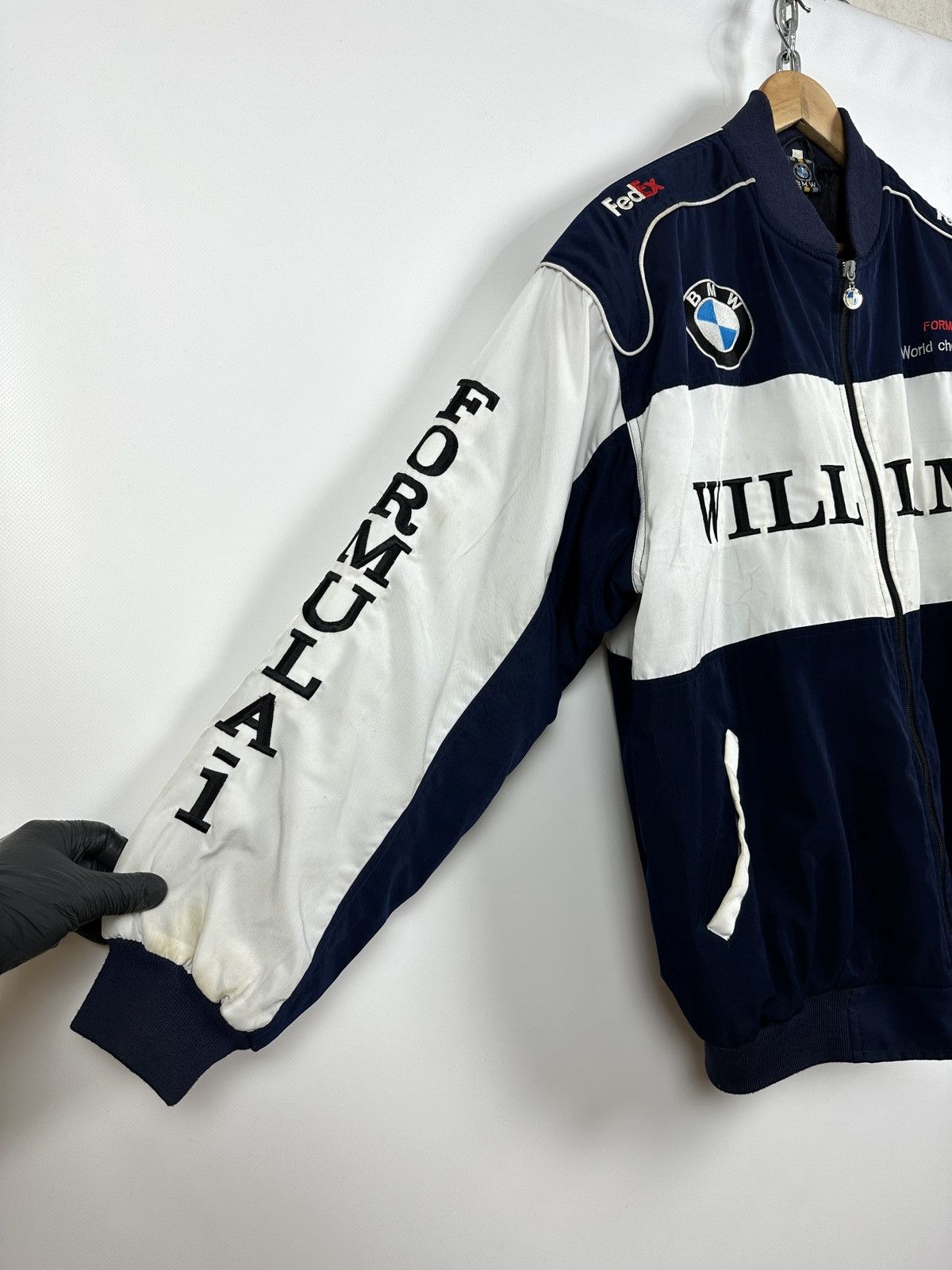 BMW Vintage BMW F1 Williams World Championship Racing Jacket Size US XL / EU 56 / 4 - 14 Thumbnail