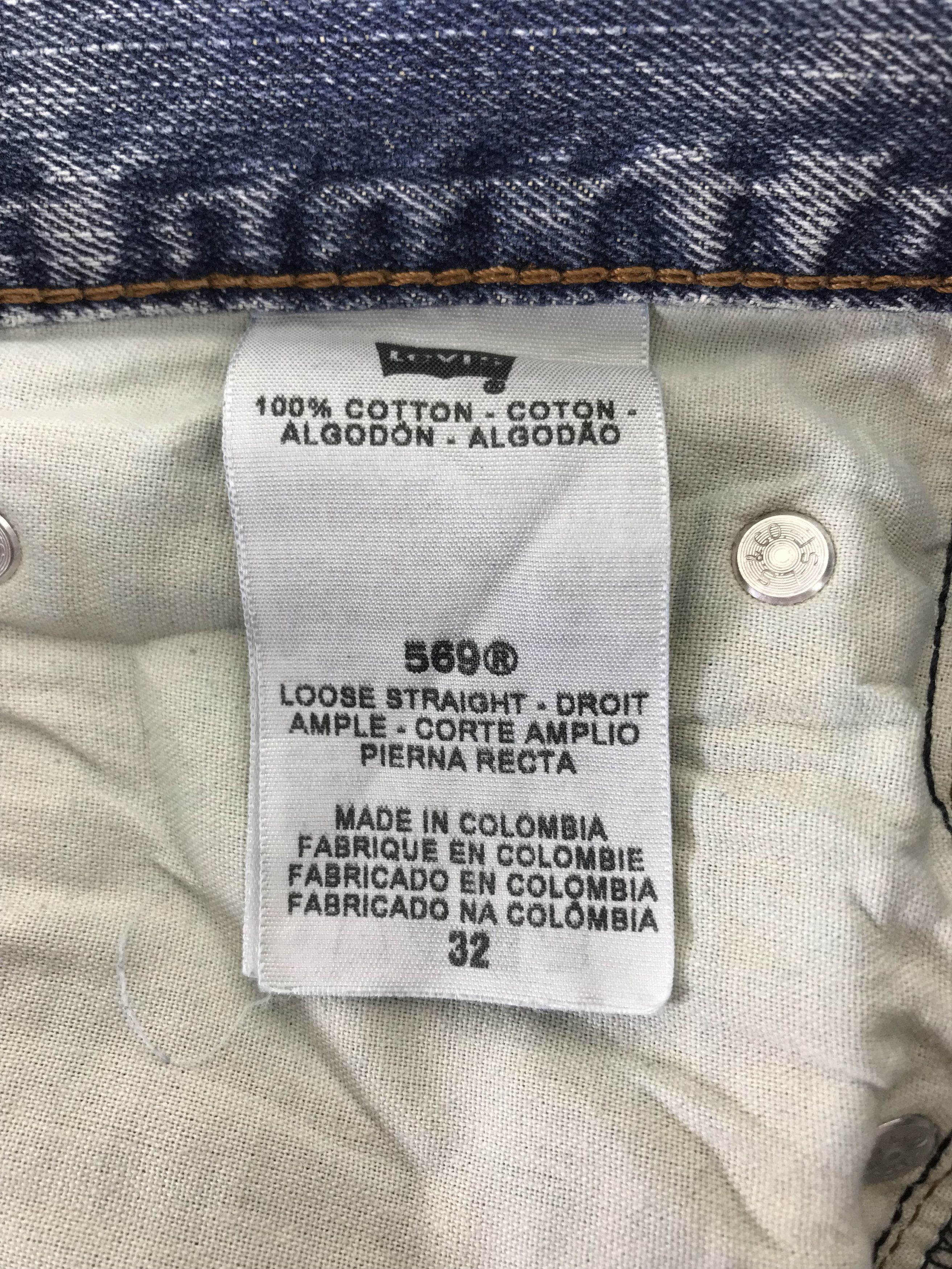 Levi's Vintage Levi's 569 Loose Straight Short Jeans Size US 32 / EU 48 - 5 Thumbnail