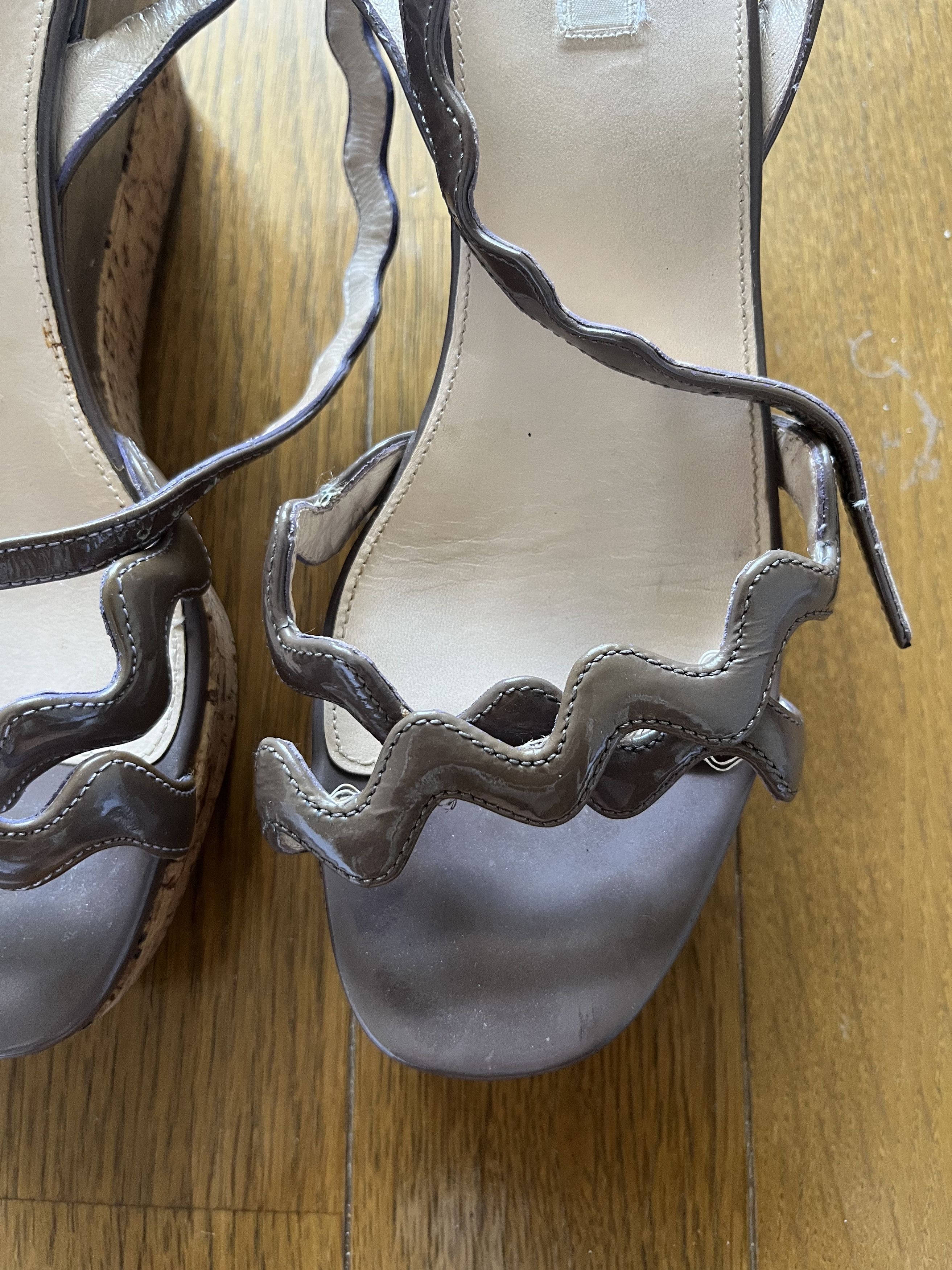 Prada Prada brown wedge heels. Size US 6.5 / IT 36.5 - 4 Thumbnail