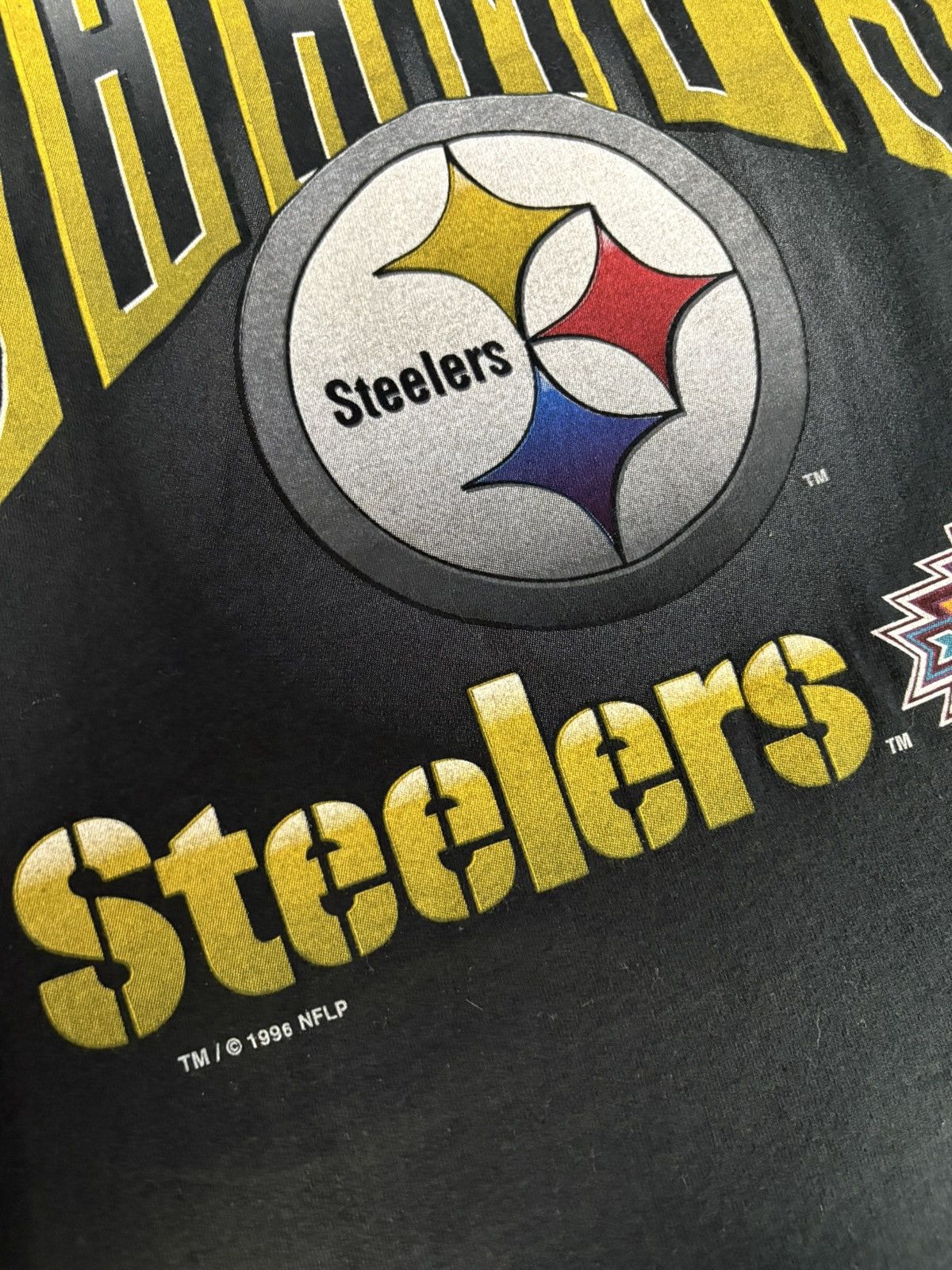 Salem Sportswear × Vintage Vintage 1995 Pittsburgh Steelers T-Shirt Size US L / EU 52-54 / 3 - 5 Thumbnail