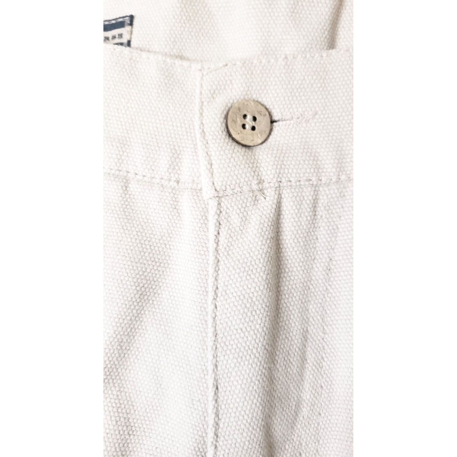 Vintage Southern Marsh Mens Ranch Canvas Pants 34x30 Beige Casual Workwear Size US 34 / EU 50 - 4 Thumbnail