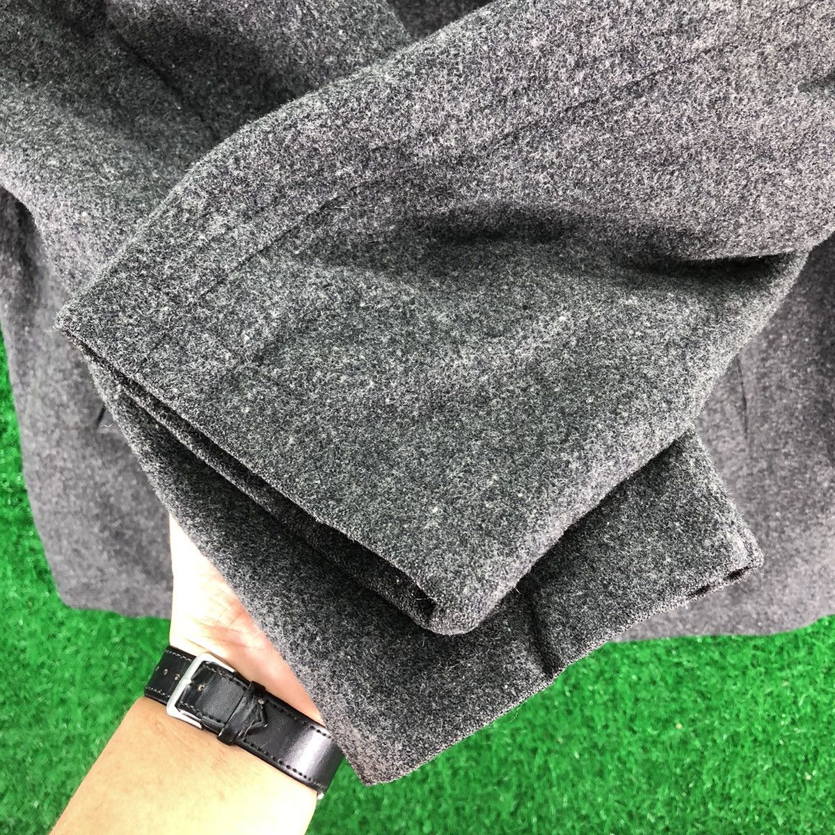 Uniqlo Vintage 90's Uniqlo Wool Peacoat Double Breasted Button Size US XL / EU 56 / 4 - 11 Thumbnail