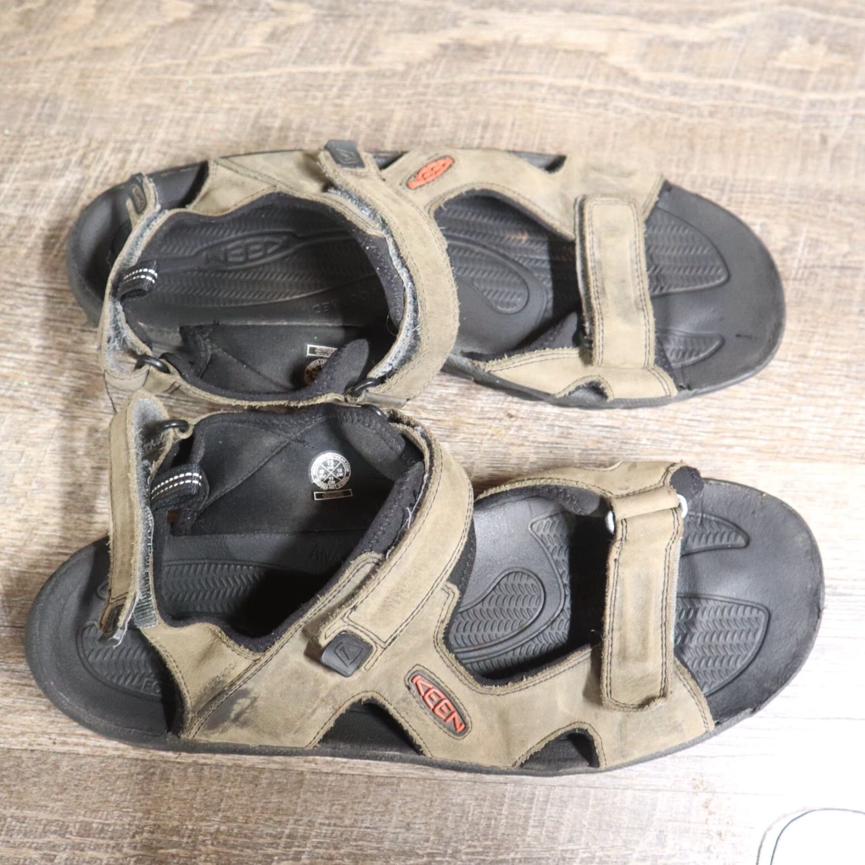KEEN KEEN Drift Creek Three-Strap Sandal Men's Size 15 Bison/Black Size ONE SIZE - 5 Thumbnail