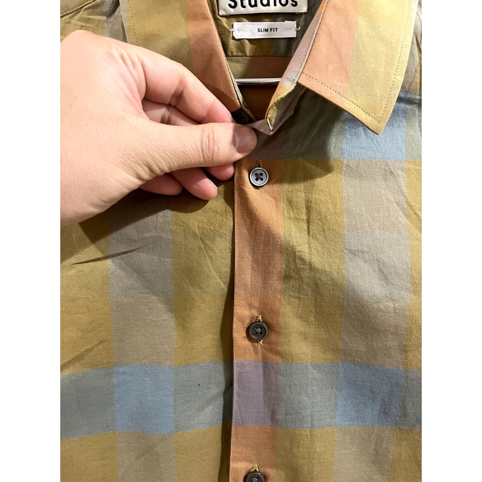 Acne Studios Acne Studios — Mario Check PSS14 — Size 44 Size US XS / EU 42 / 0 - 5 Thumbnail