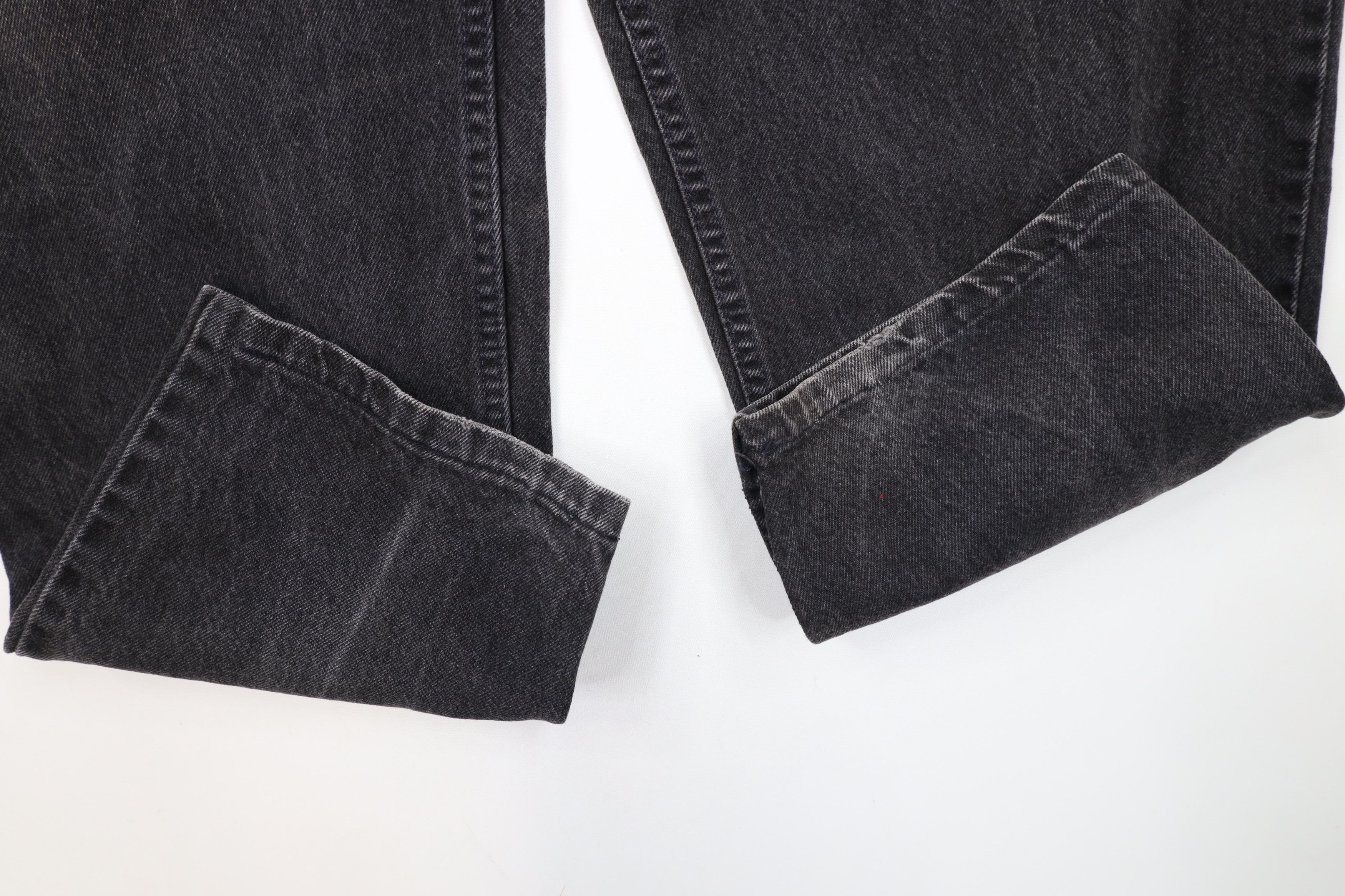Levi's × Vintage Vintage 90s Levis 550 Orange Tab Tapered Leg Jeans Black USA Size US 40 / EU 56 - 6 Thumbnail