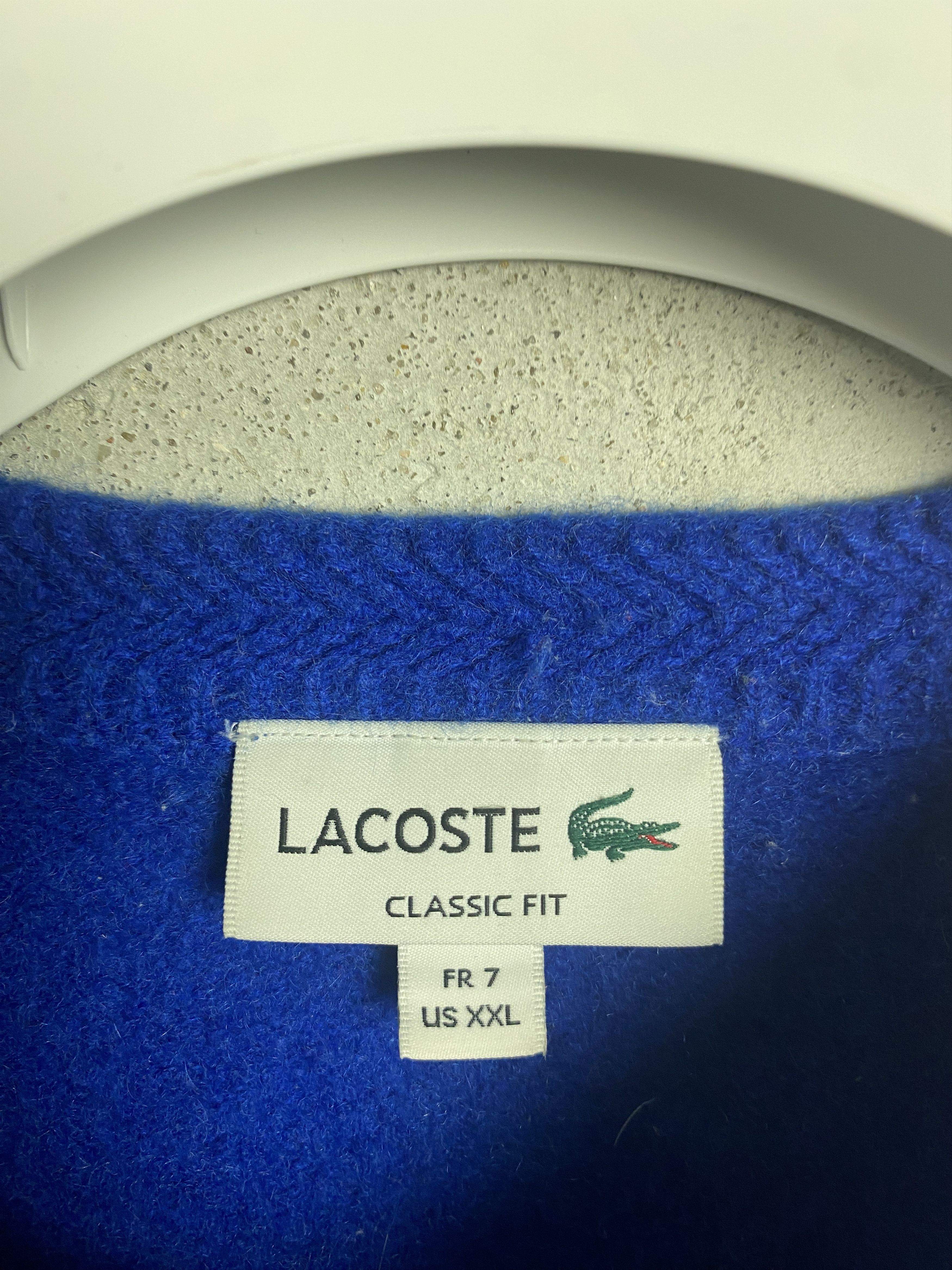 Lacoste small logo cashmere sweater knitwear