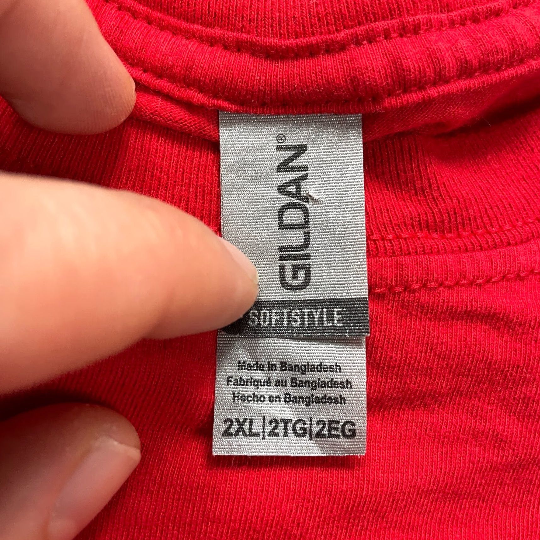 Gildan Gildan Softstyle Men’s 2XL T-Shirt Graphic Tee Crew Neck Short Sleeve Cotton Red Allstate Sugar Bowl Football Size US XXL / EU 58 / 5 - 6 Thumbnail