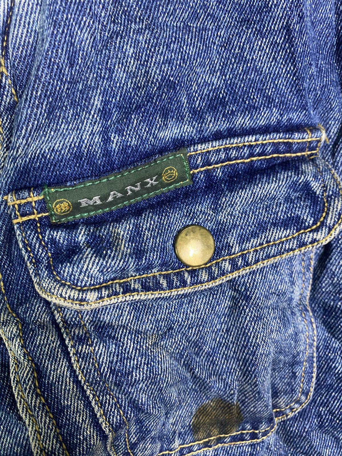 Vintage Vintage manx denim jacket size L Size US L / EU 52-54 / 3 - 6 Thumbnail