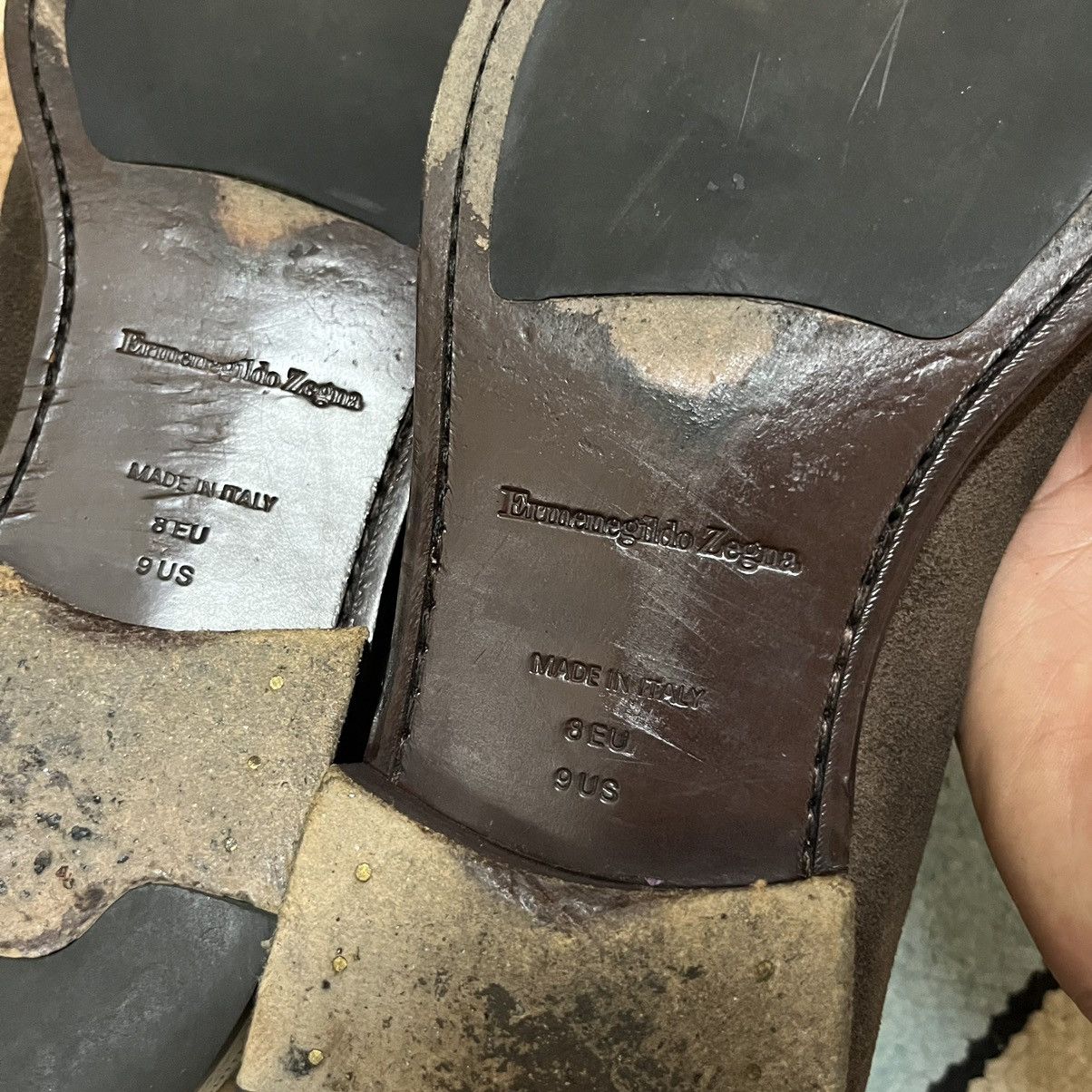 Ermenegildo Zegna Authentic Ermenegildo Zegna Loafer Leather Shoes Size US 8 / EU 41 - 9 Thumbnail
