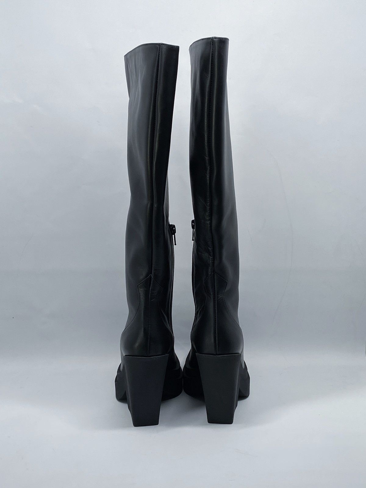 GIA BORGHINI Gia Borghini Texan Leather Platform Knee-High Boots size 37 Size US 7 / IT 37 - 5 Thumbnail