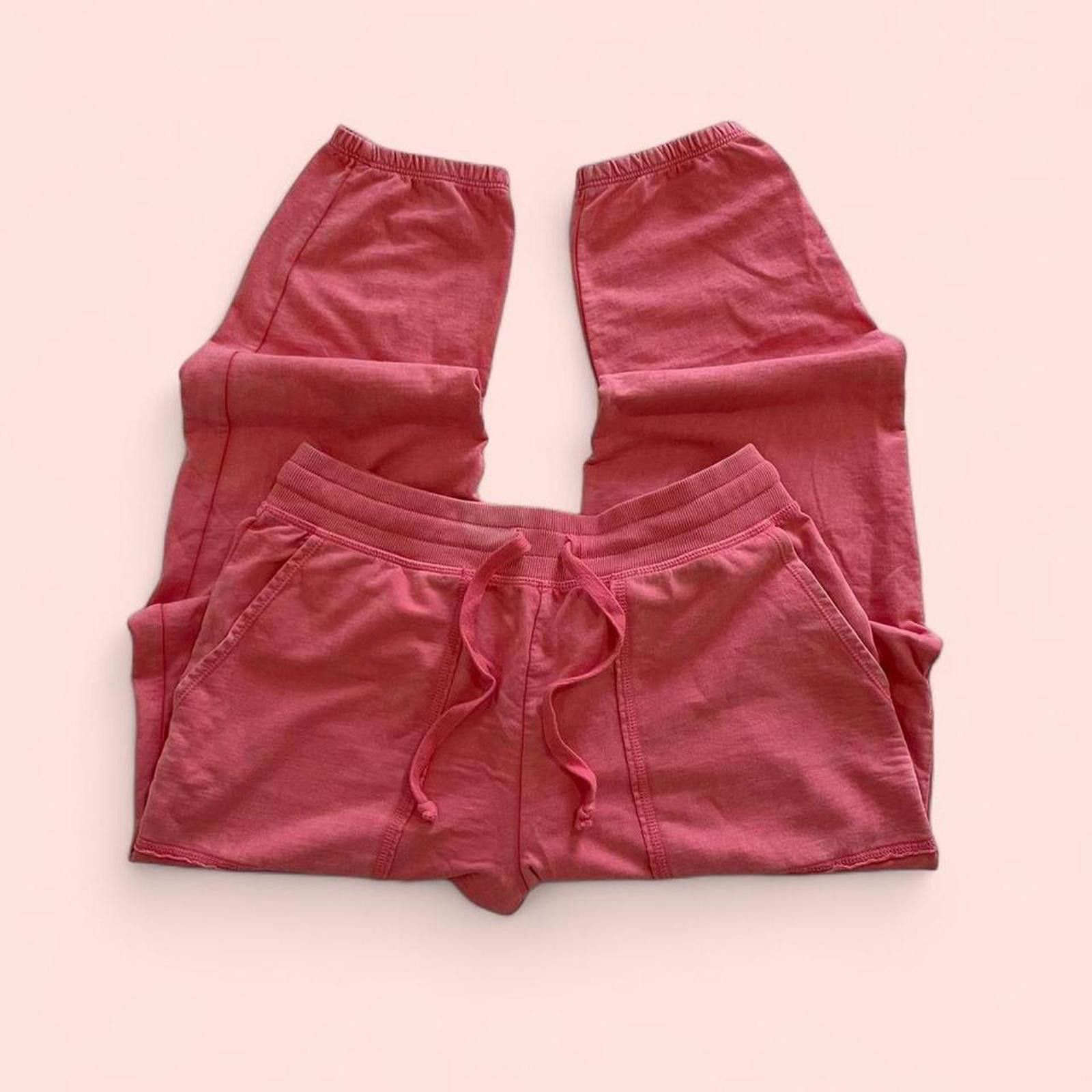 Designer Pink aerie sweatpants with pockets- so flattering on!! Size 32" / US 10 / IT 46 - 4 Thumbnail
