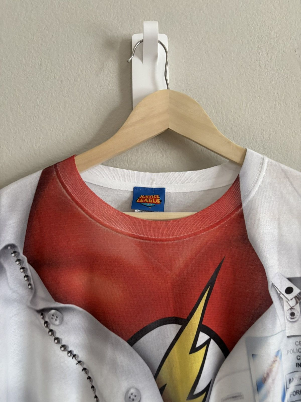 Vintage 2014 DC Comics Flash Shirt Size US XXL / EU 58 / 5 - 2 Thumbnail