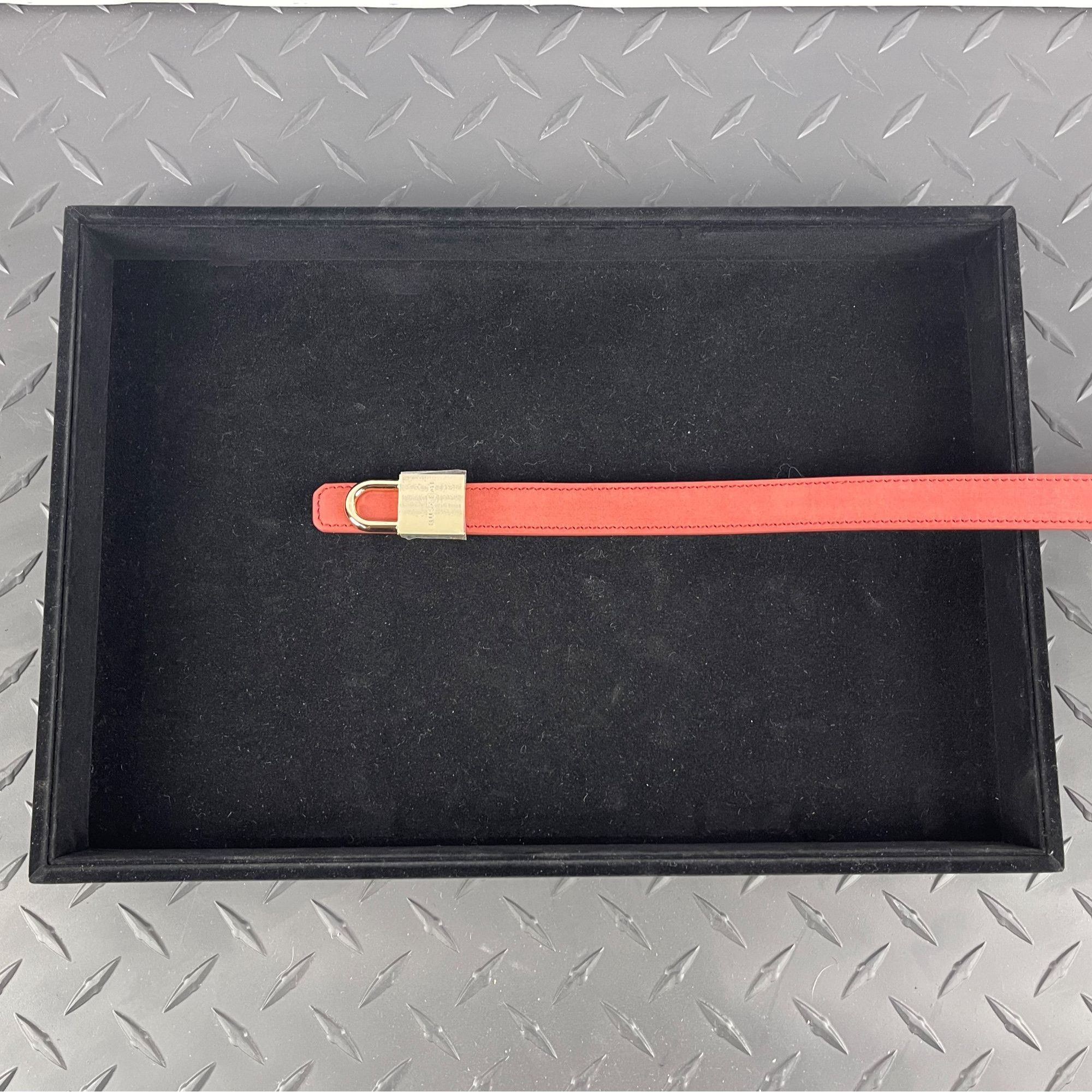 Buscemi Buscemi Belt Skinny Litchi Leather EU 85 Size ONE SIZE - 1 Thumbnail