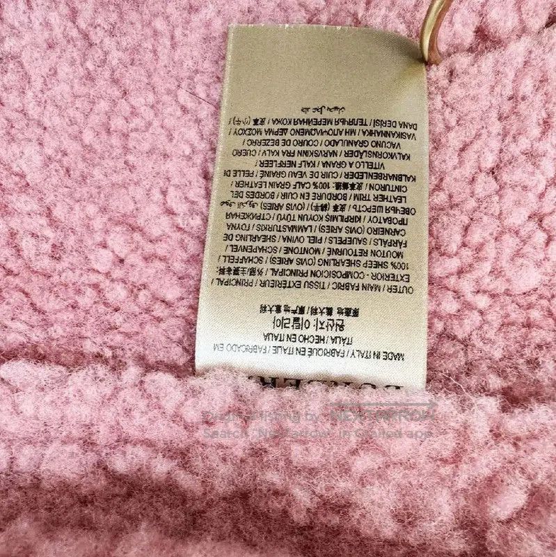 Burberry Burberry Pink Shearling Women's Coat. Size S / US 4 / IT 40 - 5 Thumbnail
