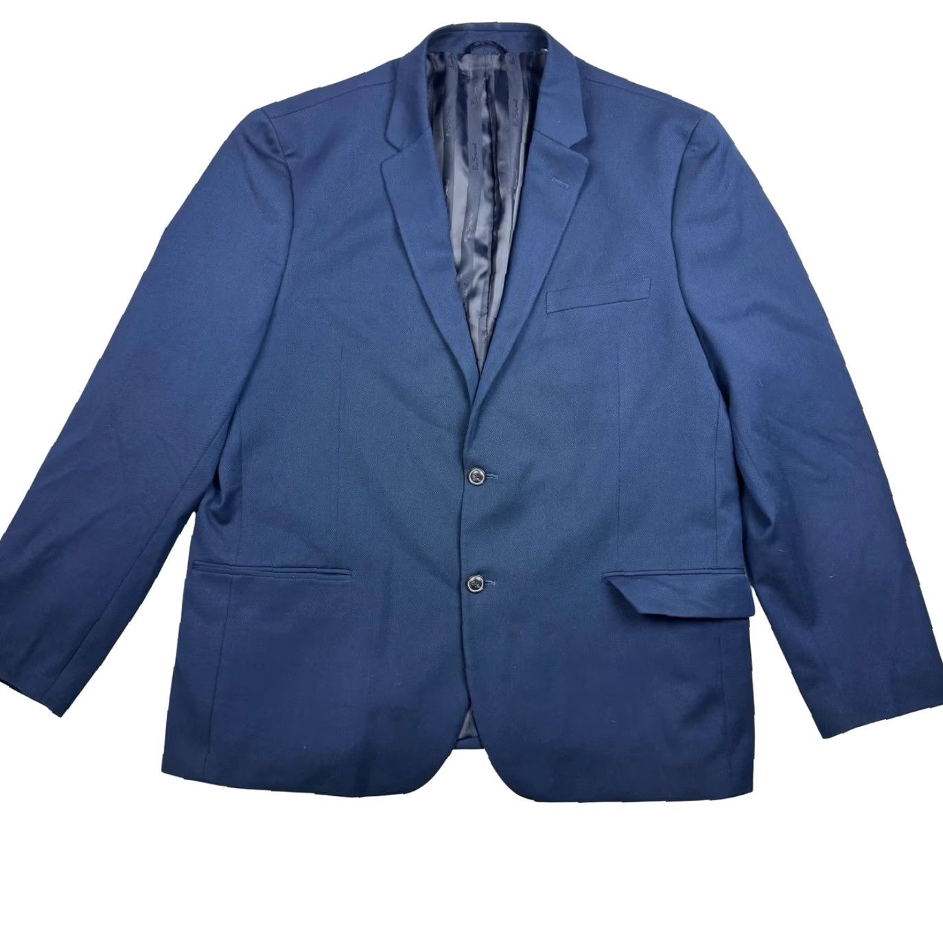 Ben Sherman Ben Sherman Men's Blazer 48R Blue Polyester Blend 2-Button Size 48R - 2 Thumbnail
