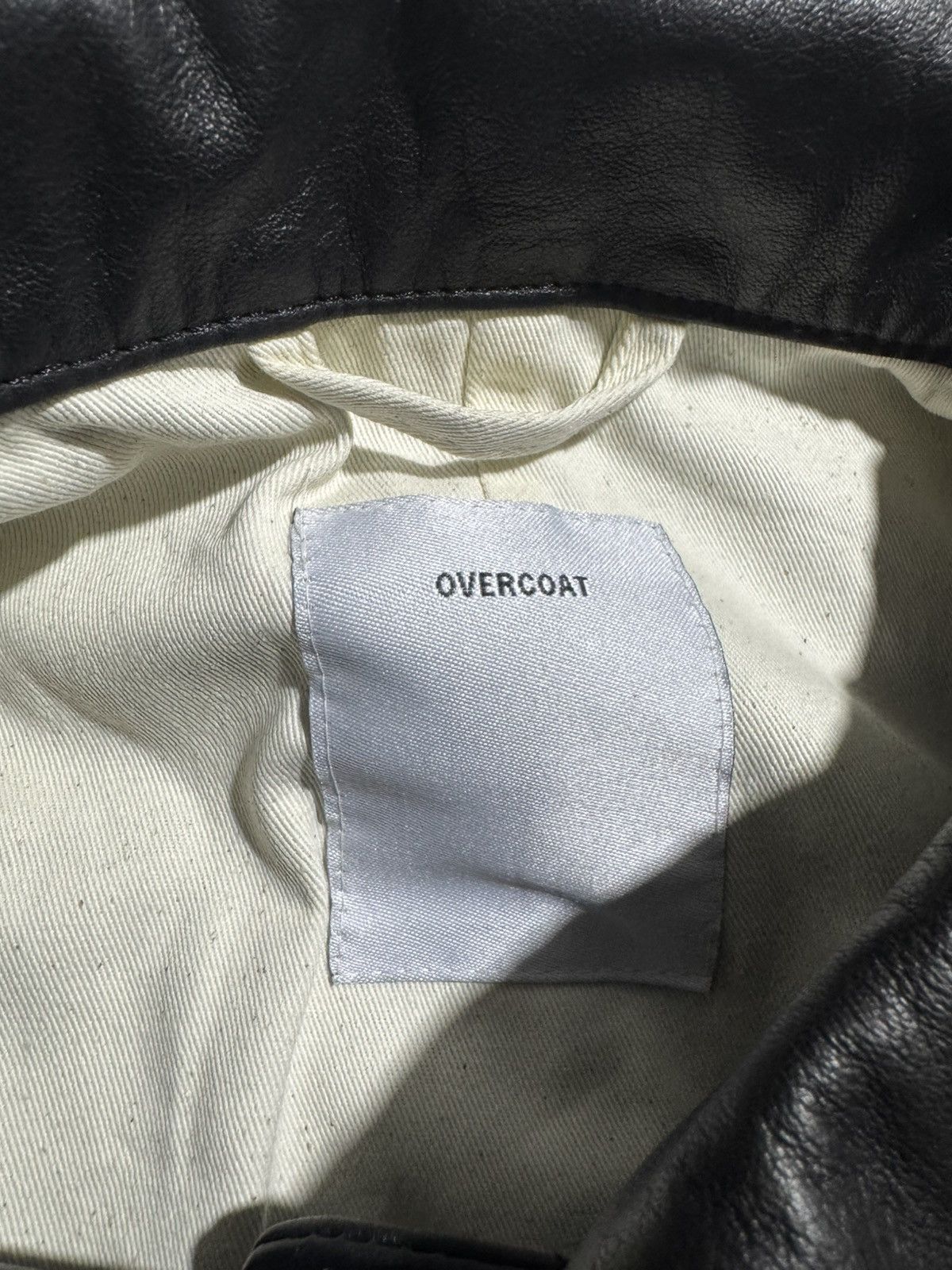Japanese Brand Overcoat leather zip up blouson Size US L / EU 52-54 / 3 - 5 Thumbnail