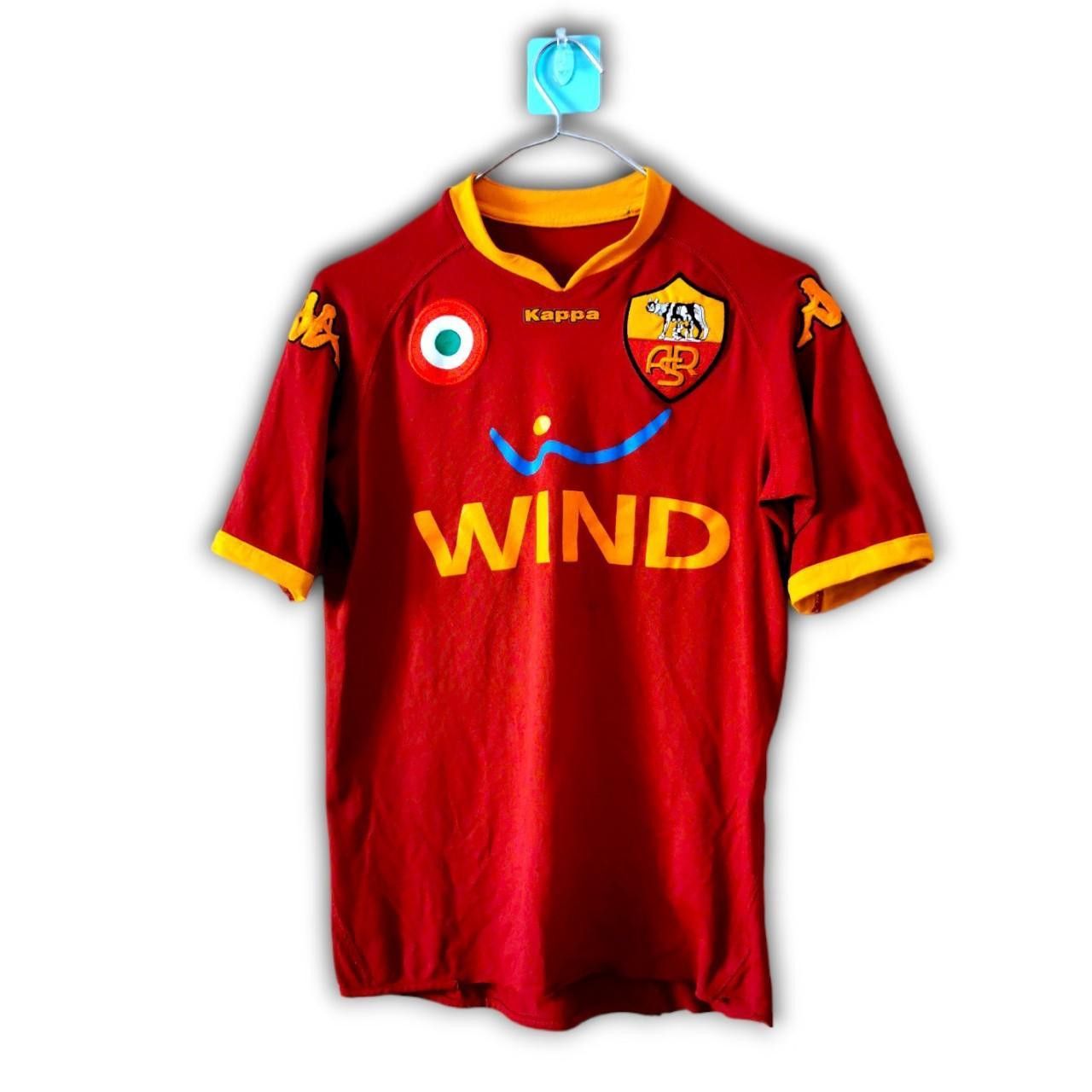 Kappa As Roma Italy 2007 2008 Home Shirt Jersey Size US S / EU 44-46 / 1 - 4 Thumbnail