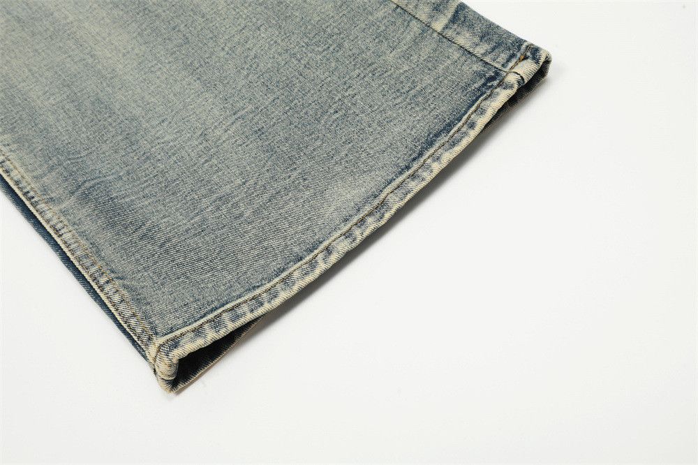 Japanese Brand Men's hip-hop punk gradient washed ripped jeans Size US 32 / EU 48 - 6 Thumbnail