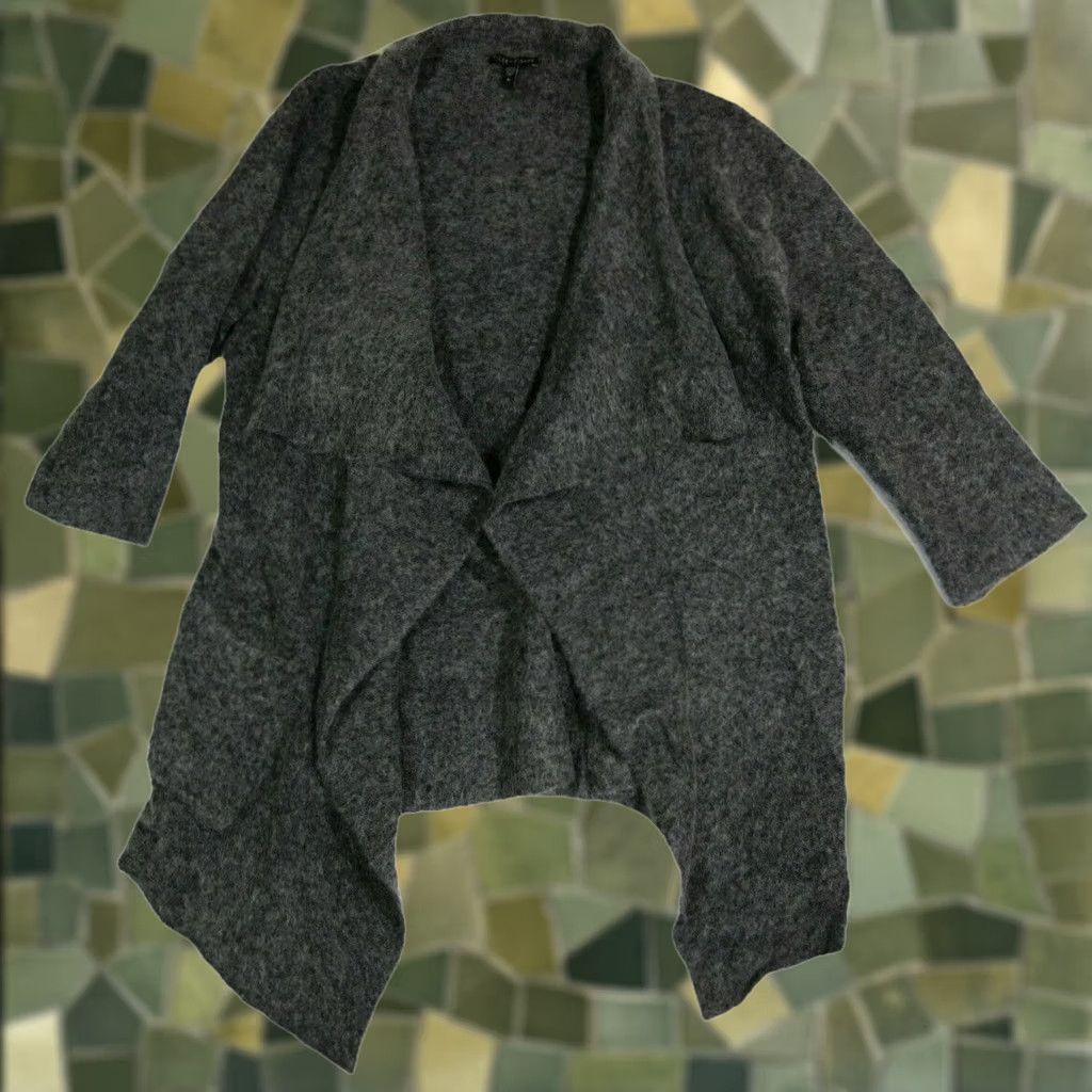 Eileen Fisher Eileen Fisher Cardigan Sweater Medium Grey Italian Mohair Oversized Cozy Women Size M / US 6-8 / IT 42-44 - 1 Thumbnail