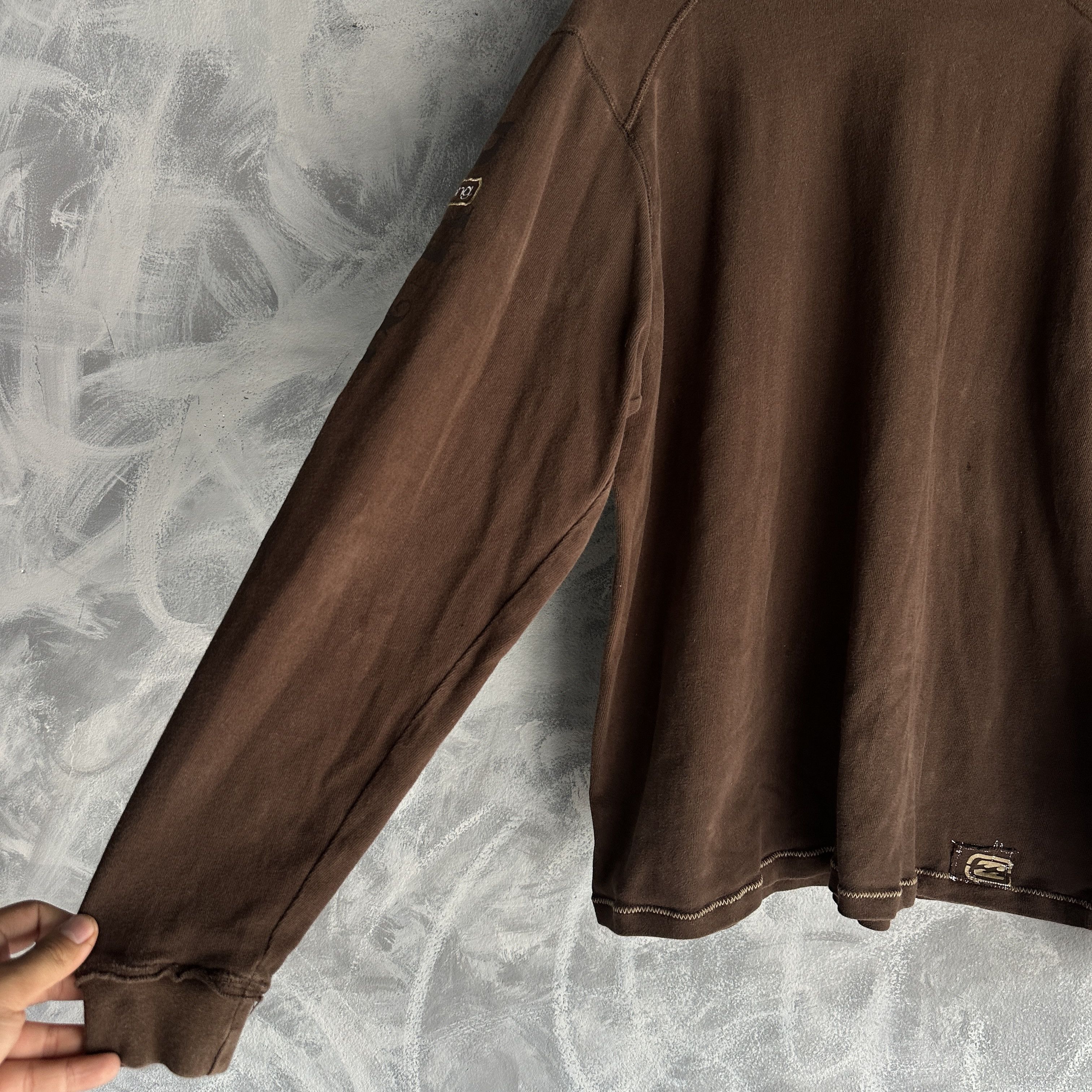 Billabong Vintage Billabong Sweater Mens Sleeve Hits Y2K Graphic Surf Size US XL / EU 56 / 4 - 3 Thumbnail