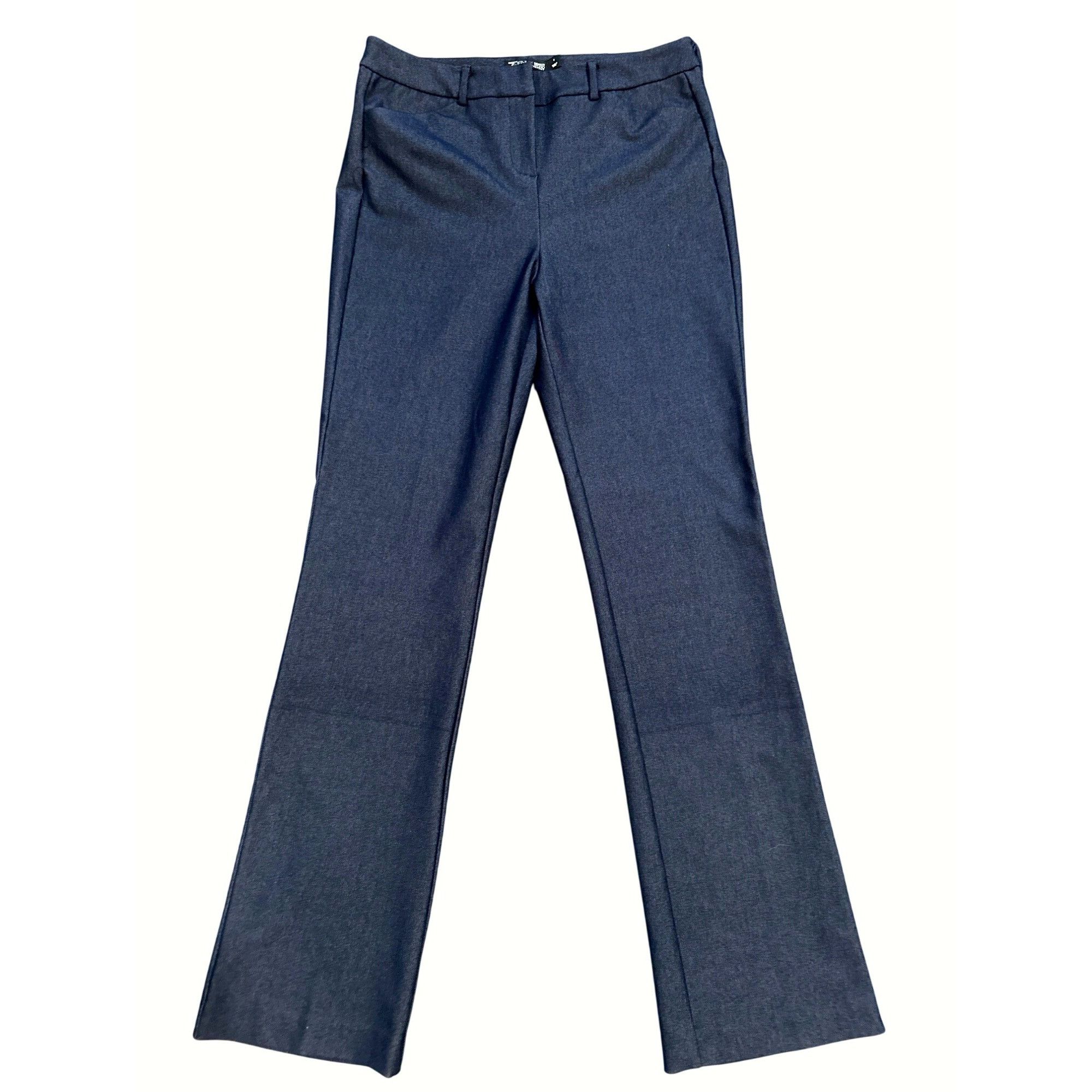 Other 7th Avenue Studio Size 6 Navy Chino Trousers Flare Leg City Size 28" / US 6 / IT 42 - 2 Thumbnail