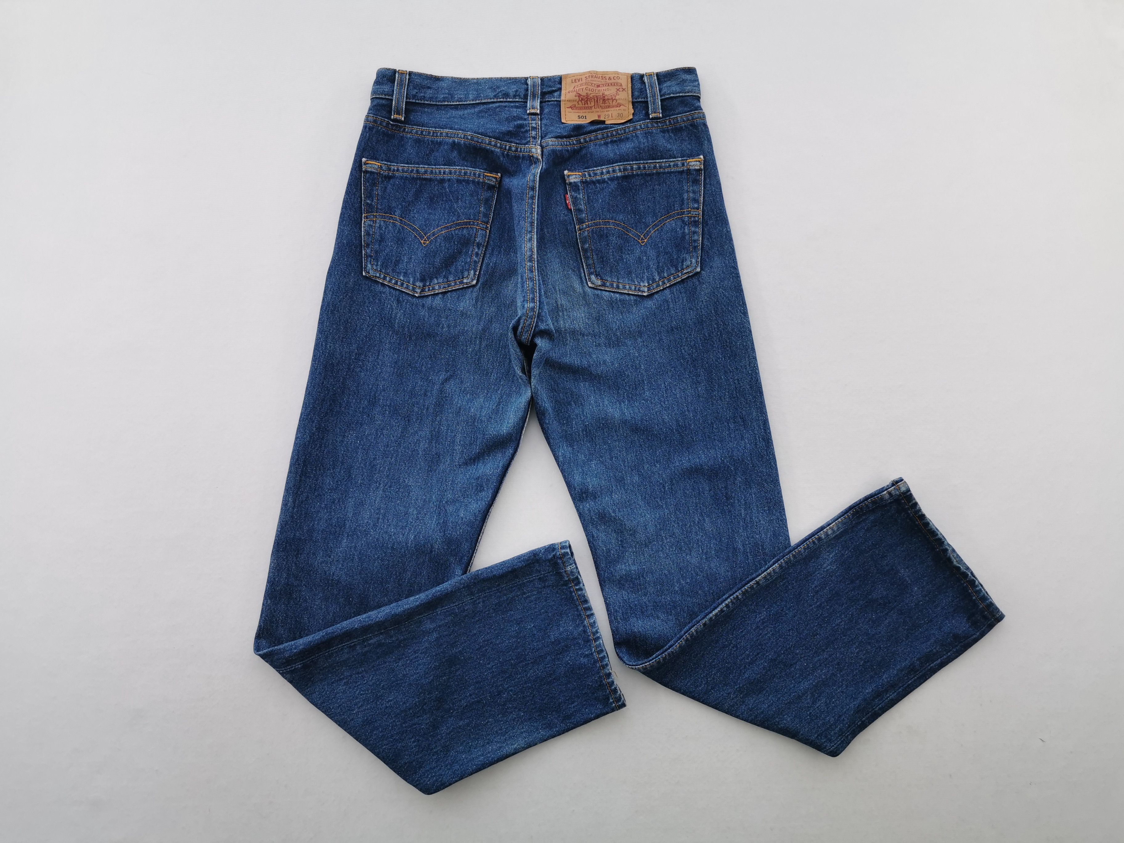 Levi's Vintage 90s Levis Lot 501 Denim Made In USA Size 30/29x30 Size US 30 / EU 46 - 1 Thumbnail