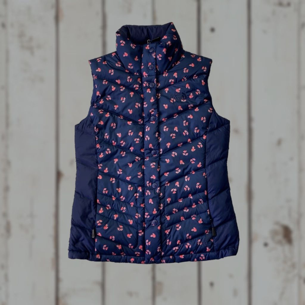 The North Face The North Face 700 Puffer Vest Women’s S Blue Quilted Full Zip Down Insulated Vest Size S / US 4 / IT 40 - 1 Thumbnail