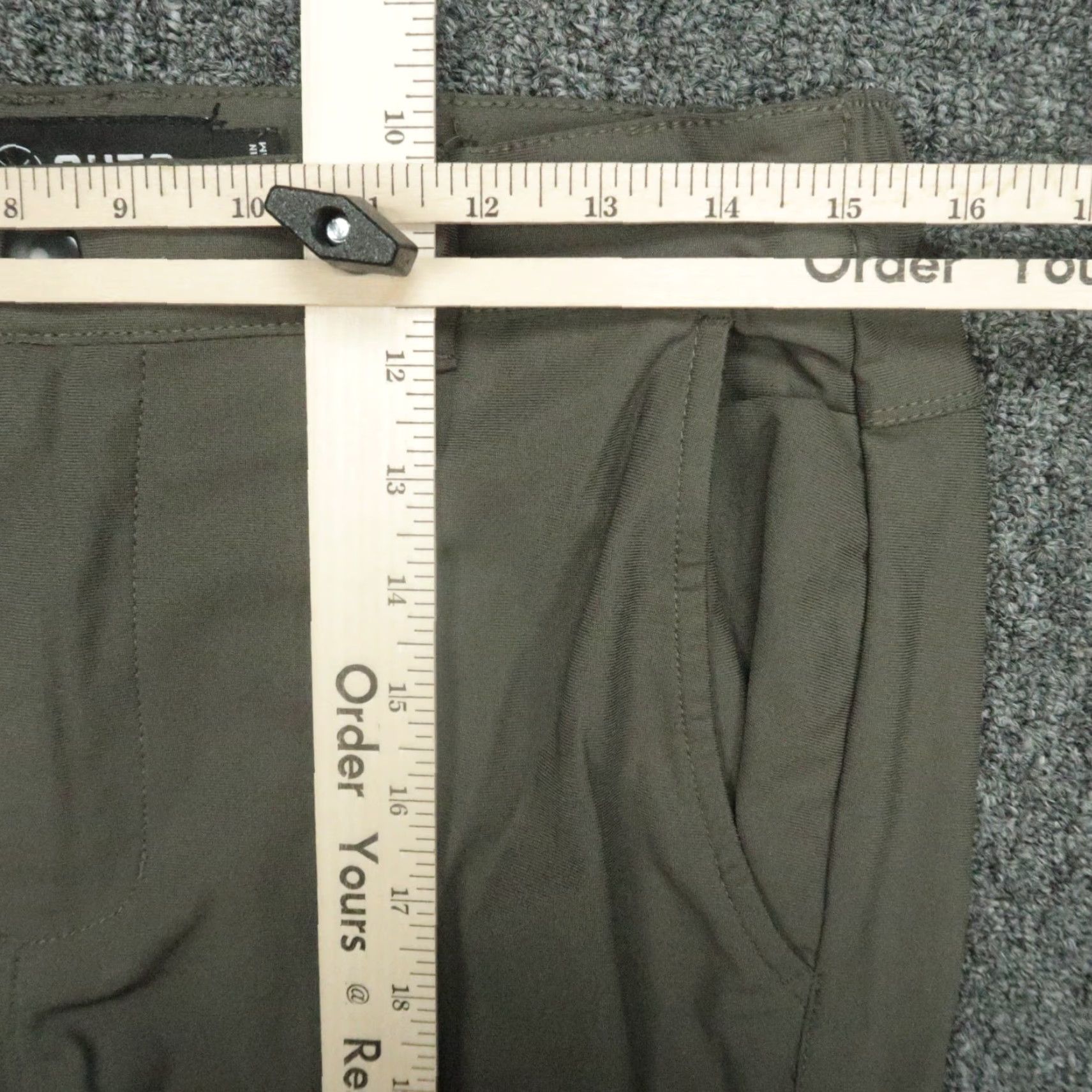 UES Clothing CUTS Pants Mens M Green Jogger Zip Pocket Tapered Size US 31 - 7 Thumbnail