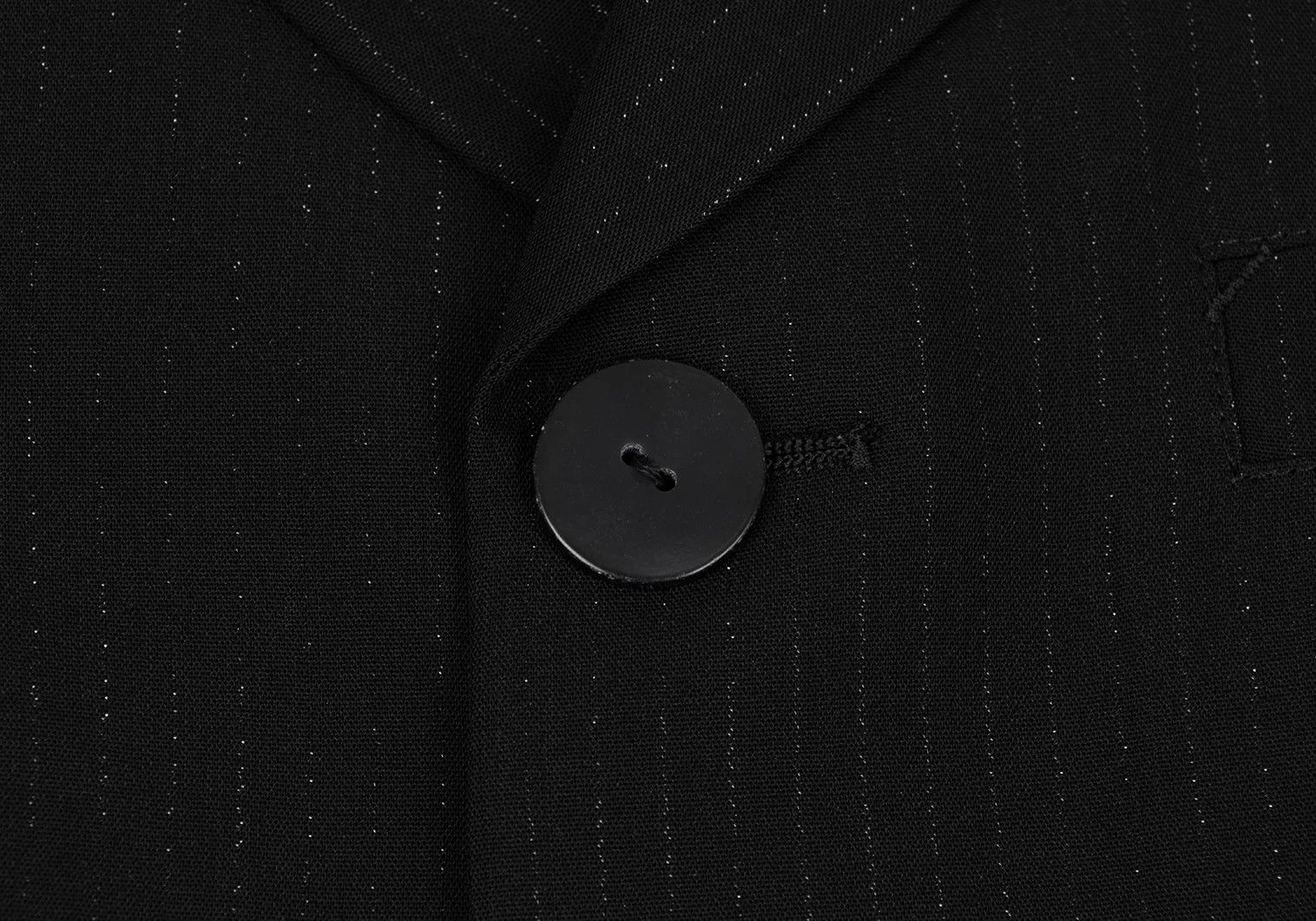 Jean Paul Gaultier Rayon Blend Lamé Stripe Jacket in Black Size 48 Size US M / EU 48-50 / 2 - 6 Thumbnail
