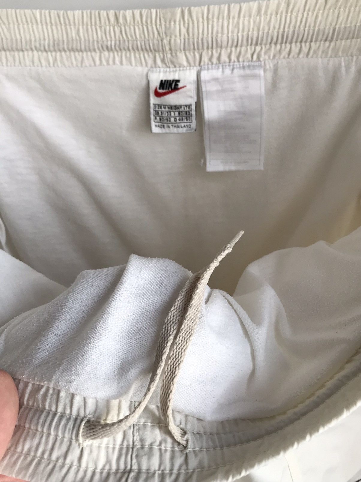Nike Vintage 90s Nike Shorts Men's 33 Beige Size US 33 - 4 Thumbnail