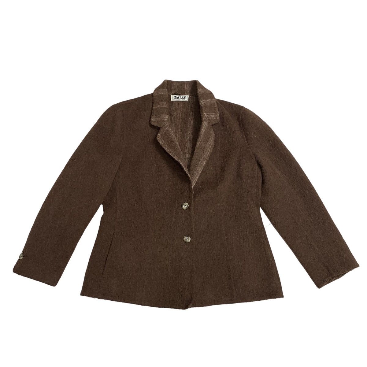 Bally × Vintage Bally wool blazer coat Size L / US 10 / IT 46 - 5 Thumbnail