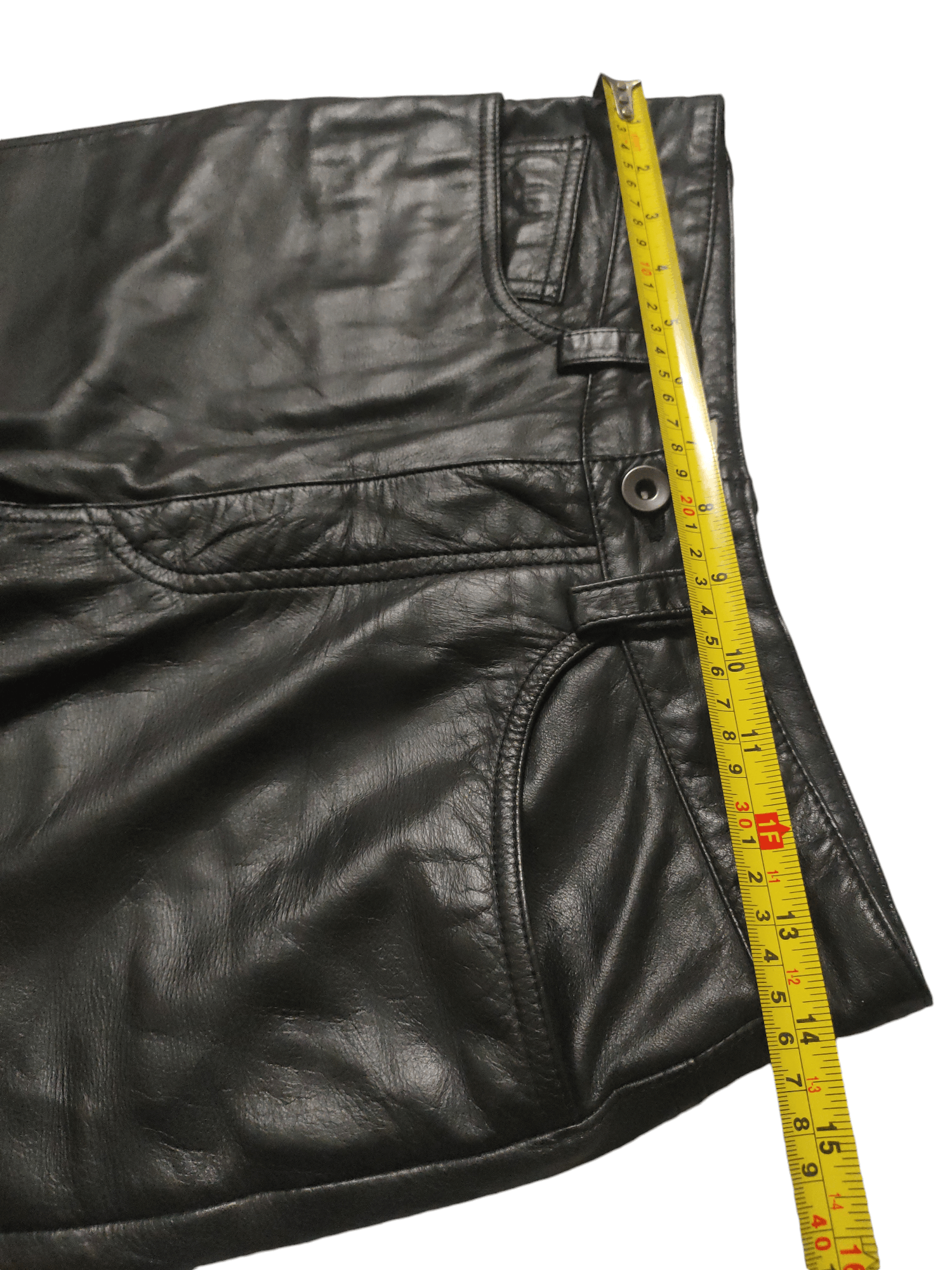 Yohji Yamamoto YOHJI YAMAMOTO "AAR" PANT LEATHER x RARE Size US 28 / EU 44 - 7 Thumbnail