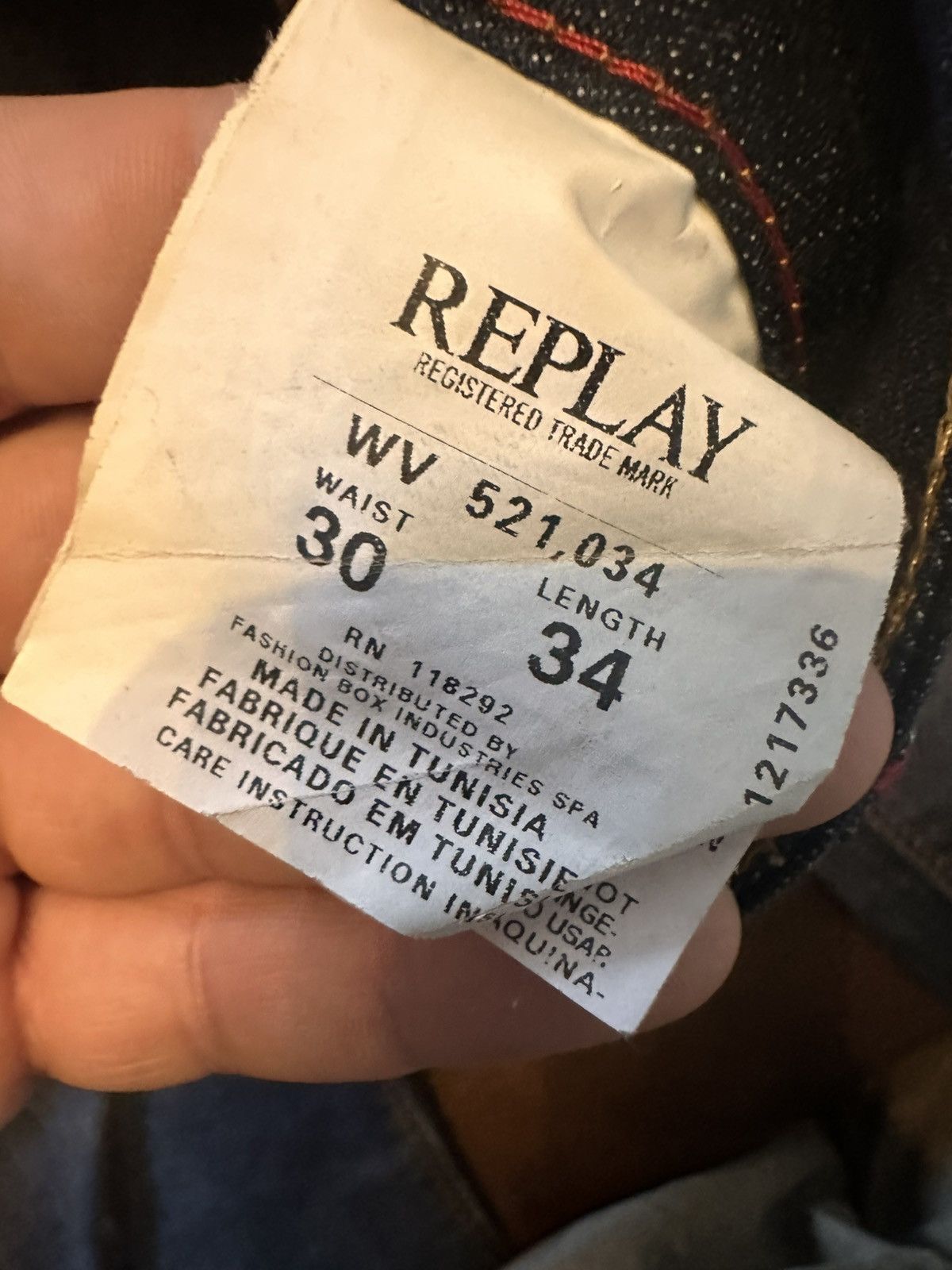 Replay Almost-New Replay Rockxanne Jeans Dark Wash Slim Fit W30L34 Size 30" / US 8 / IT 44 - 5 Thumbnail