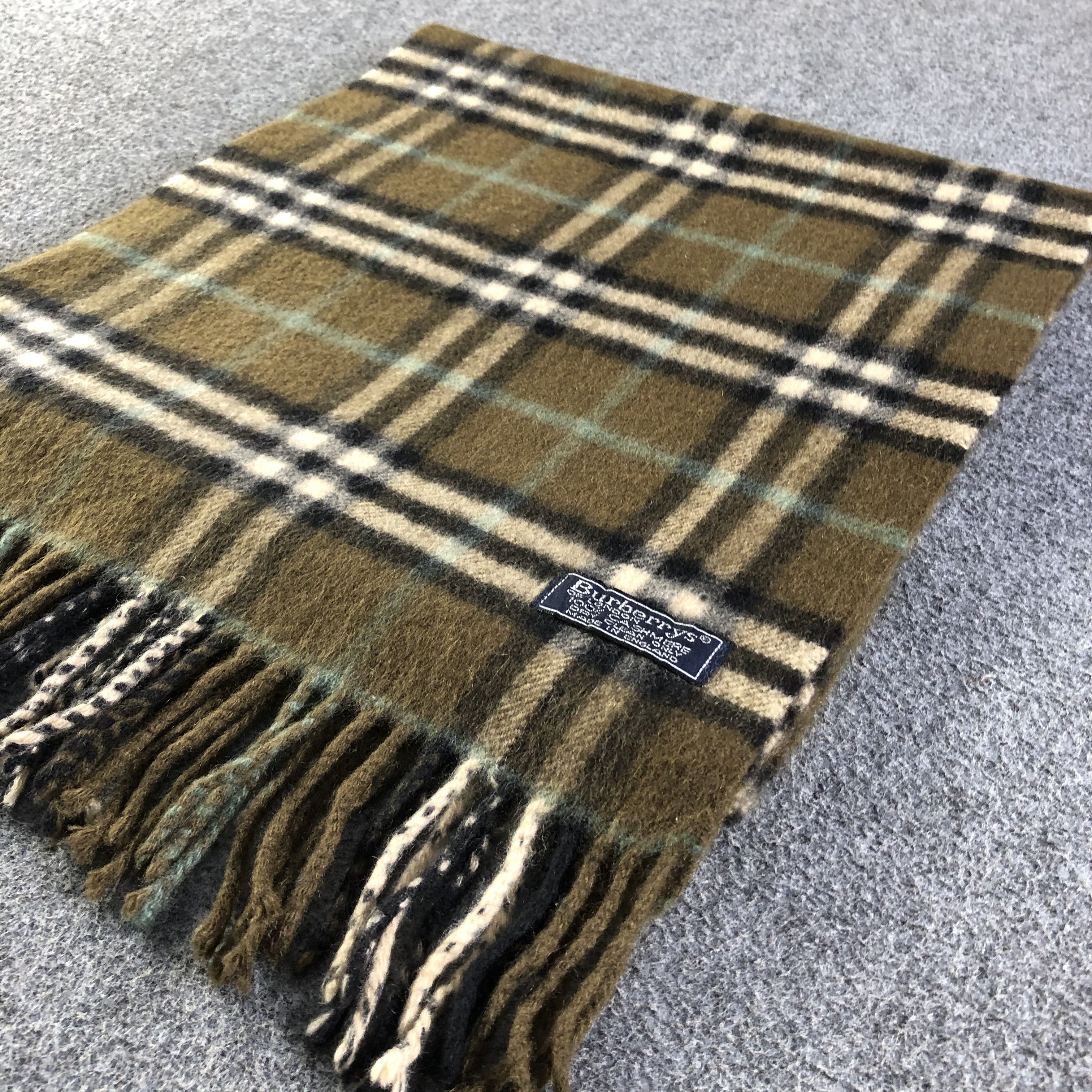 Burberry Burberry Cashmere Scarf / Muffler / Neckwear Size ONE SIZE - 4 Thumbnail