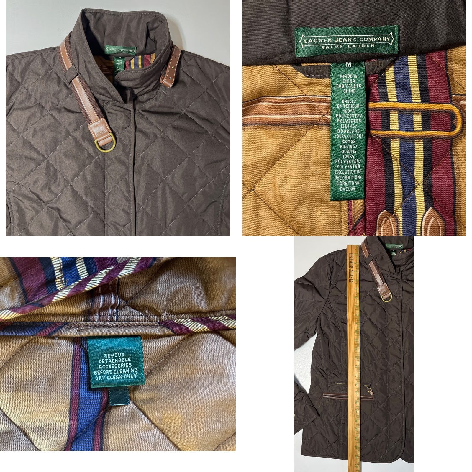Ralph Lauren VINTAGE Ralph Lauren Women's Quilted Barn Jacket Shirt Size 32" / US 10 / IT 46 - 8 Thumbnail